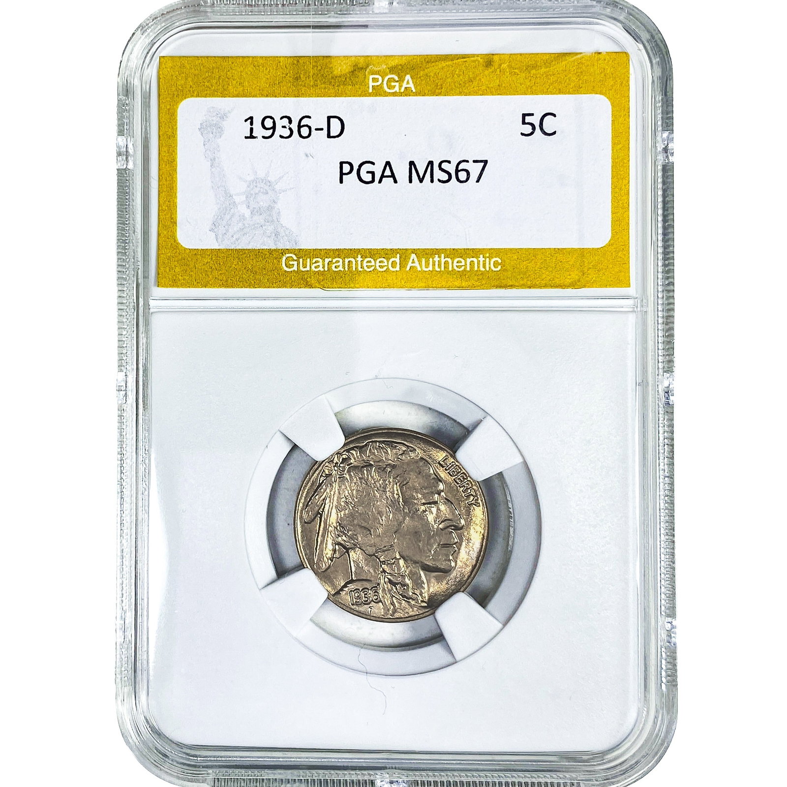 1936-D Buffalo Nickel PGA MS67 (1 of 2)