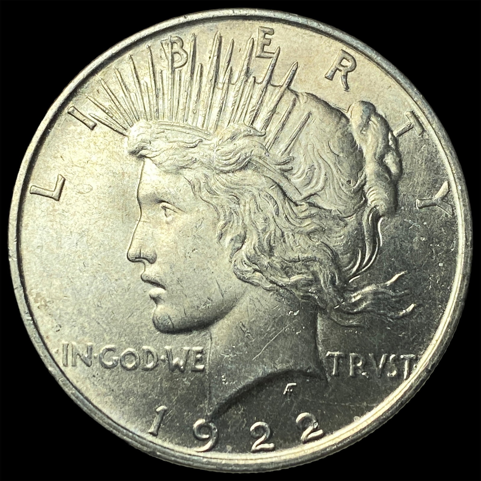 1922 Silver Peace Dollar GEM BU: 1922 Silver Peace Dollar GEM BU
