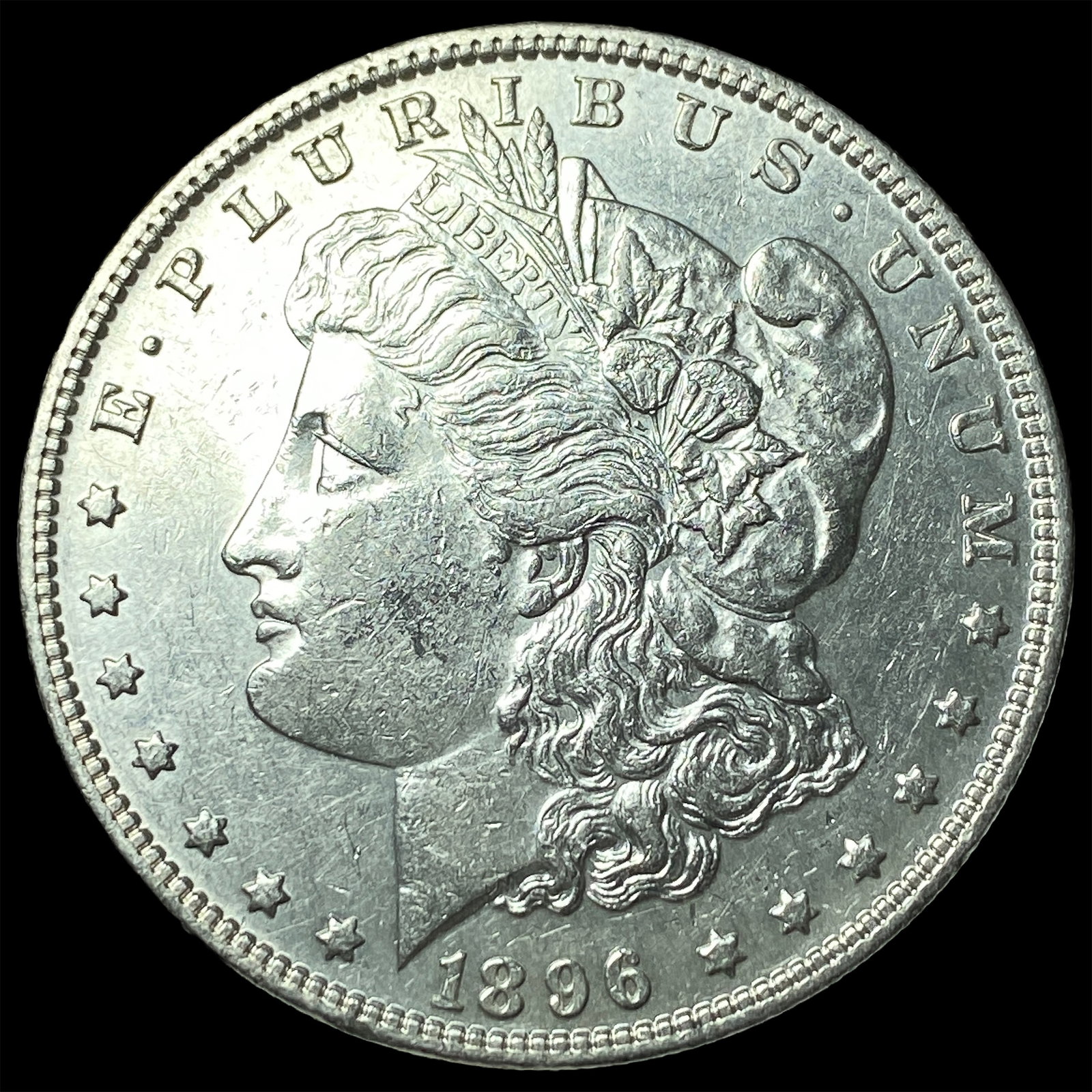1896 Silver Morgan Dollar CHOICE AU: 1896 Silver Morgan Dollar CHOICE AU