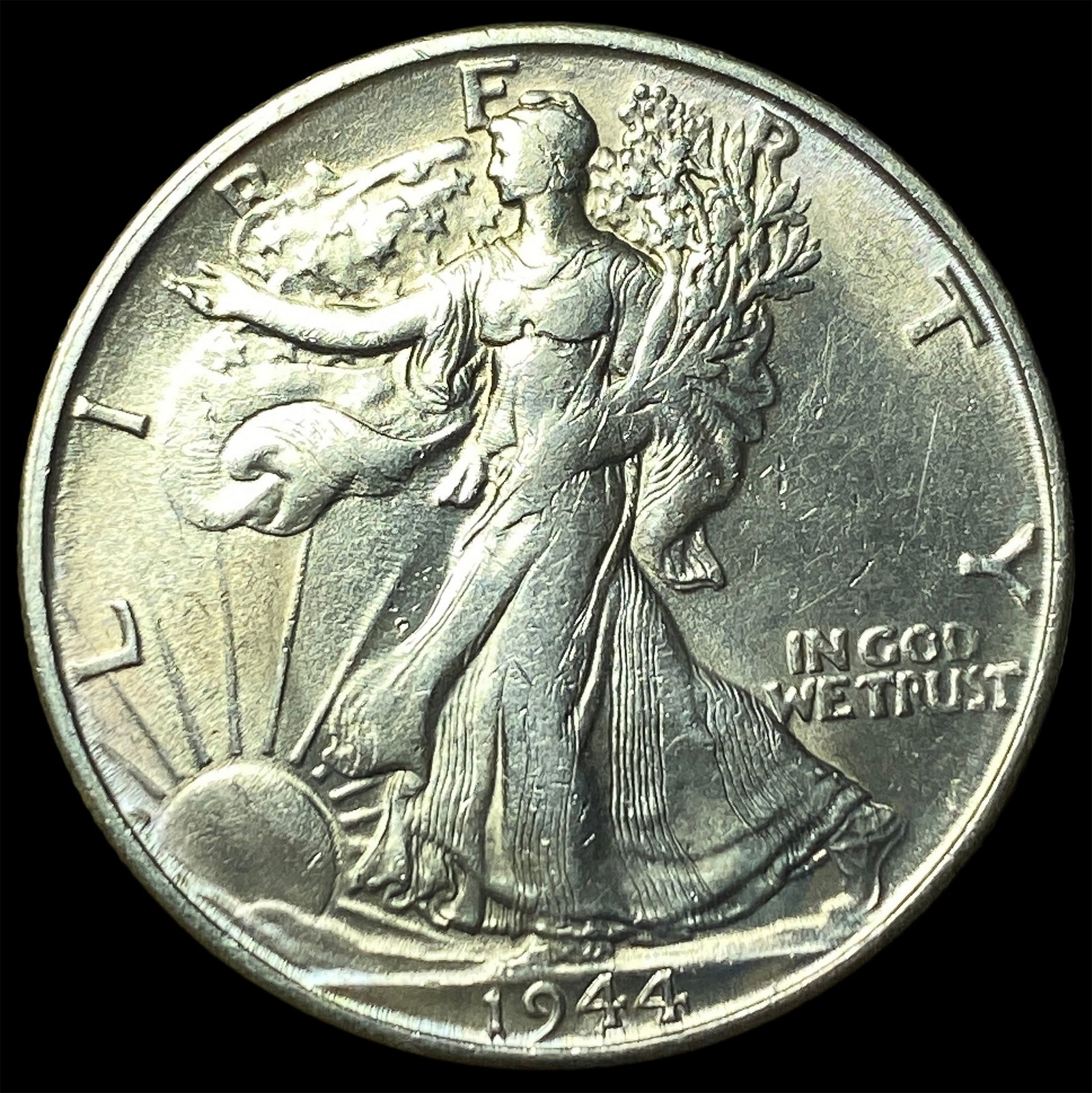 1944-S Silver Walking Liberty Half Dollar UNCIRCULATED (1 of 2)