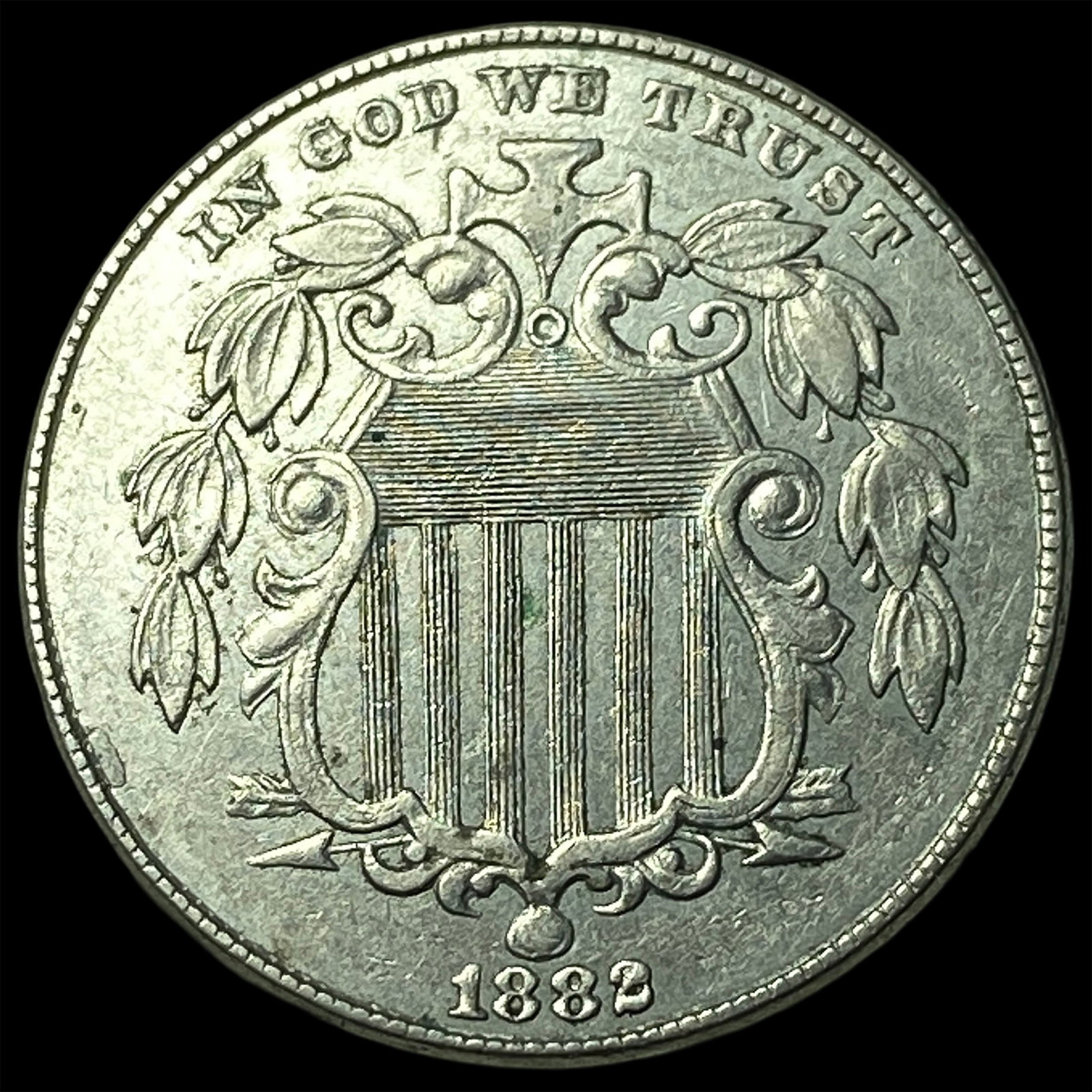 1882 Shield Nickel SUPERB GEM BU (1 of 2)