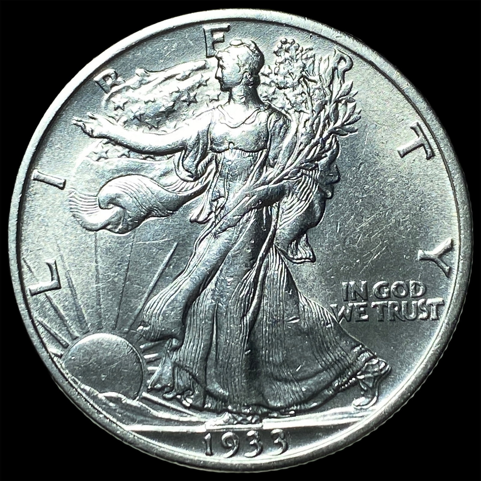 1933 Walking Liberty Half Dollar UNCIRCULATED (1 of 2)