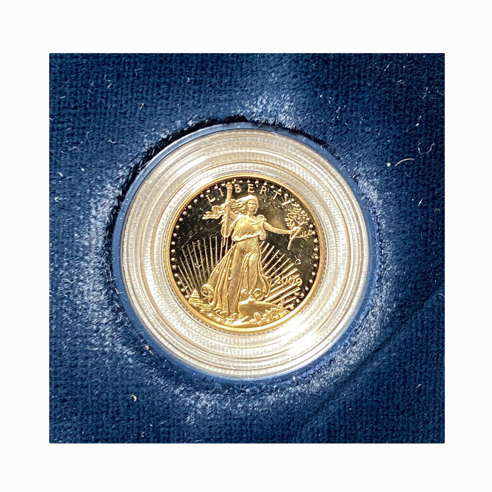 2000 American Eagle 1/10 oz Gold Proof Coin (1 of 2)