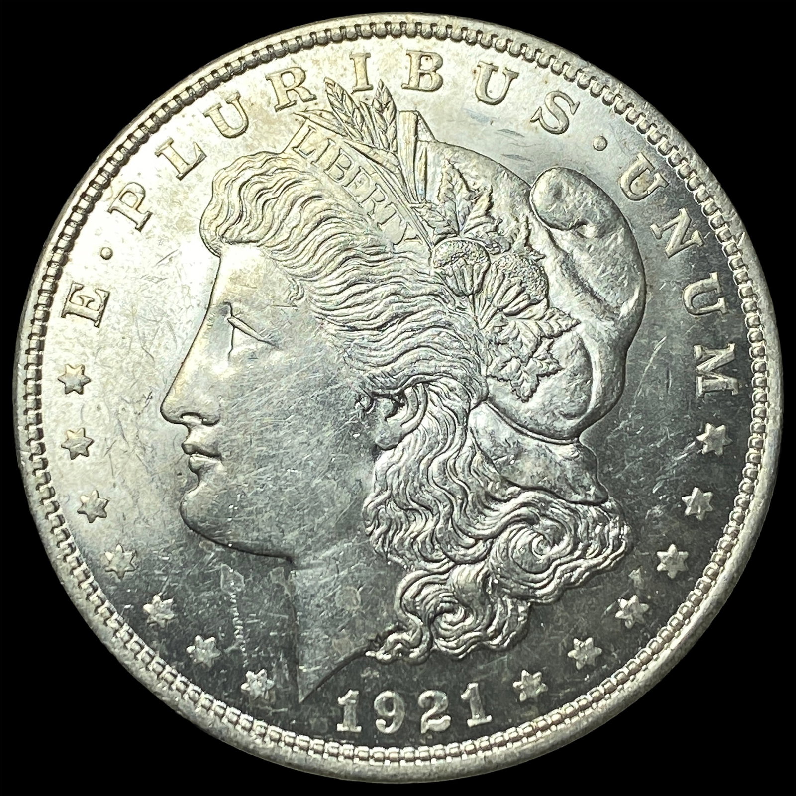 1921 Silver Morgan Dollar CHOICE BU: 1921 Silver Morgan Dollar CHOICE BU