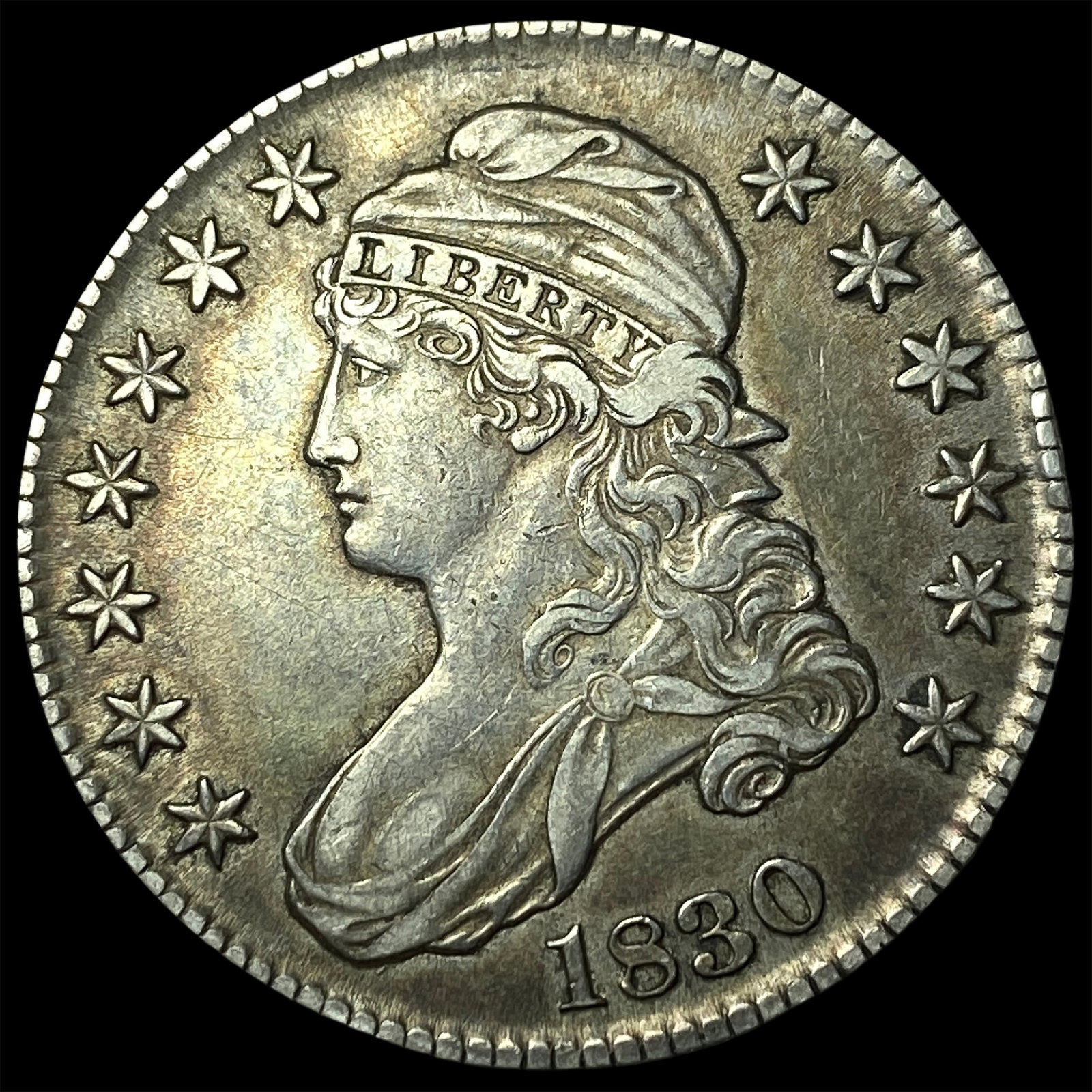 1830 Capped Bust Half Dollar CHOICE AU (1 of 2)