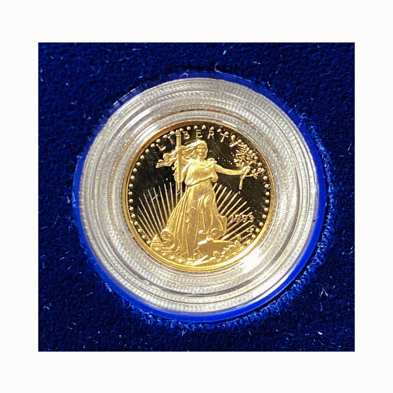 1996 American Eagle 1/10 oz Gold Proof Coin (1 of 2)