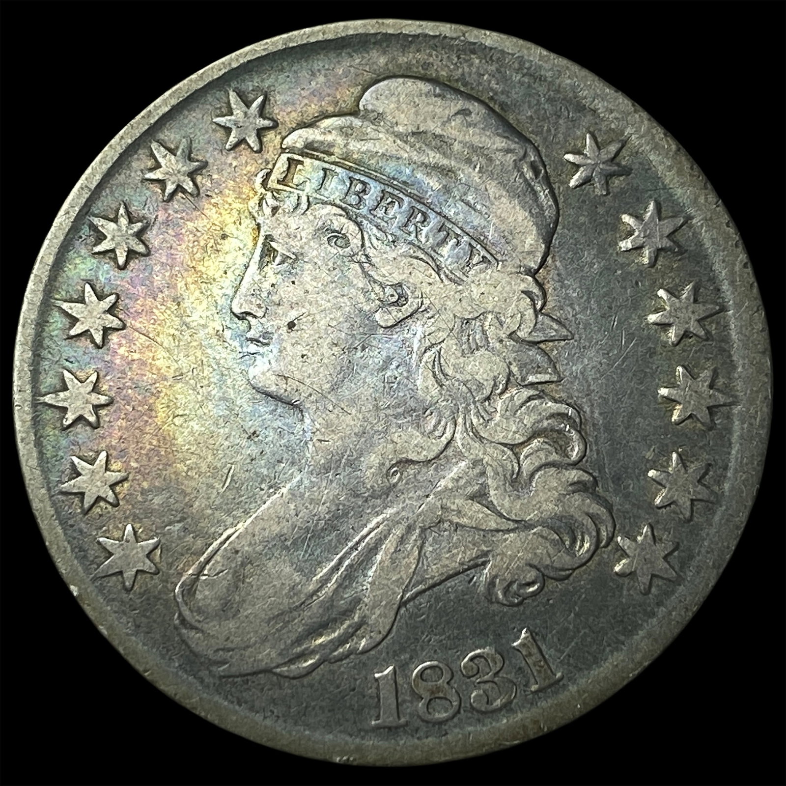 1831 Capped Bust Half Dollar LIGHTLY CIRCULATED (1 of 2)