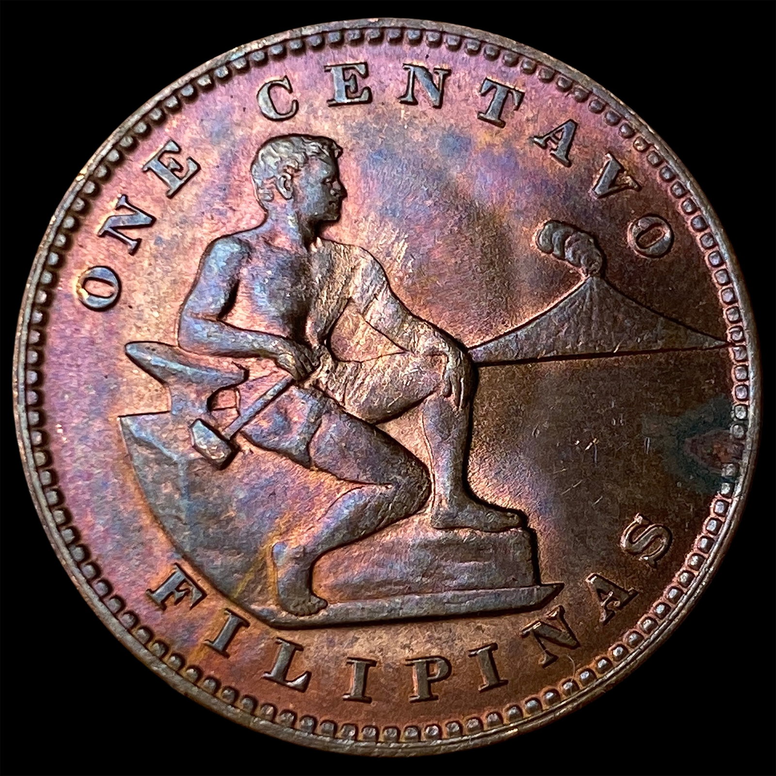1944-S Bronze One Centavo Philippines CHOICE BU SUPERB GEM BU (1 of 2)