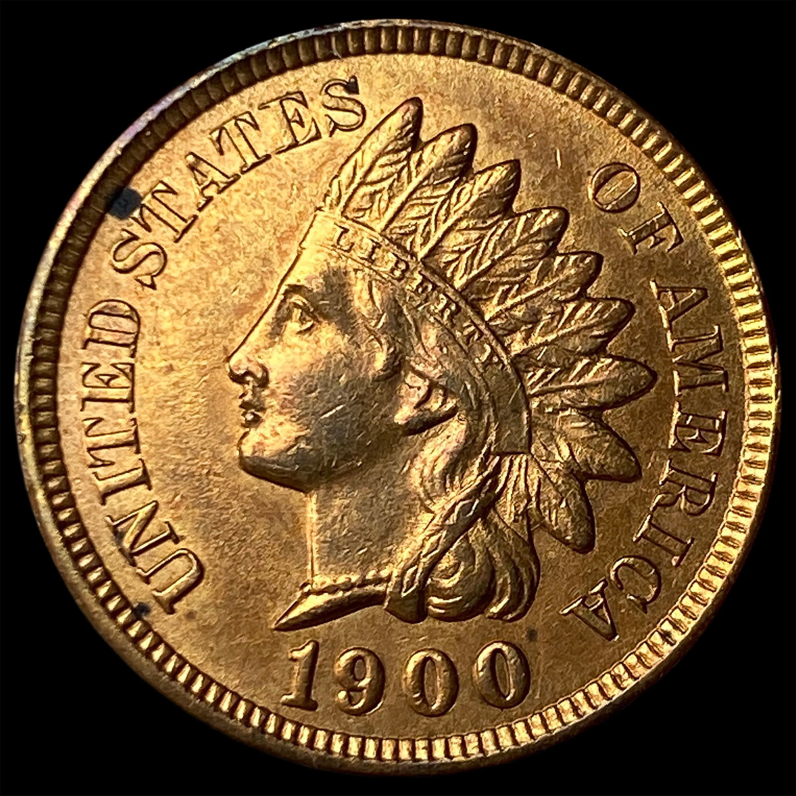 1900 Indian Head Cent CHOICE BU (1 of 2)