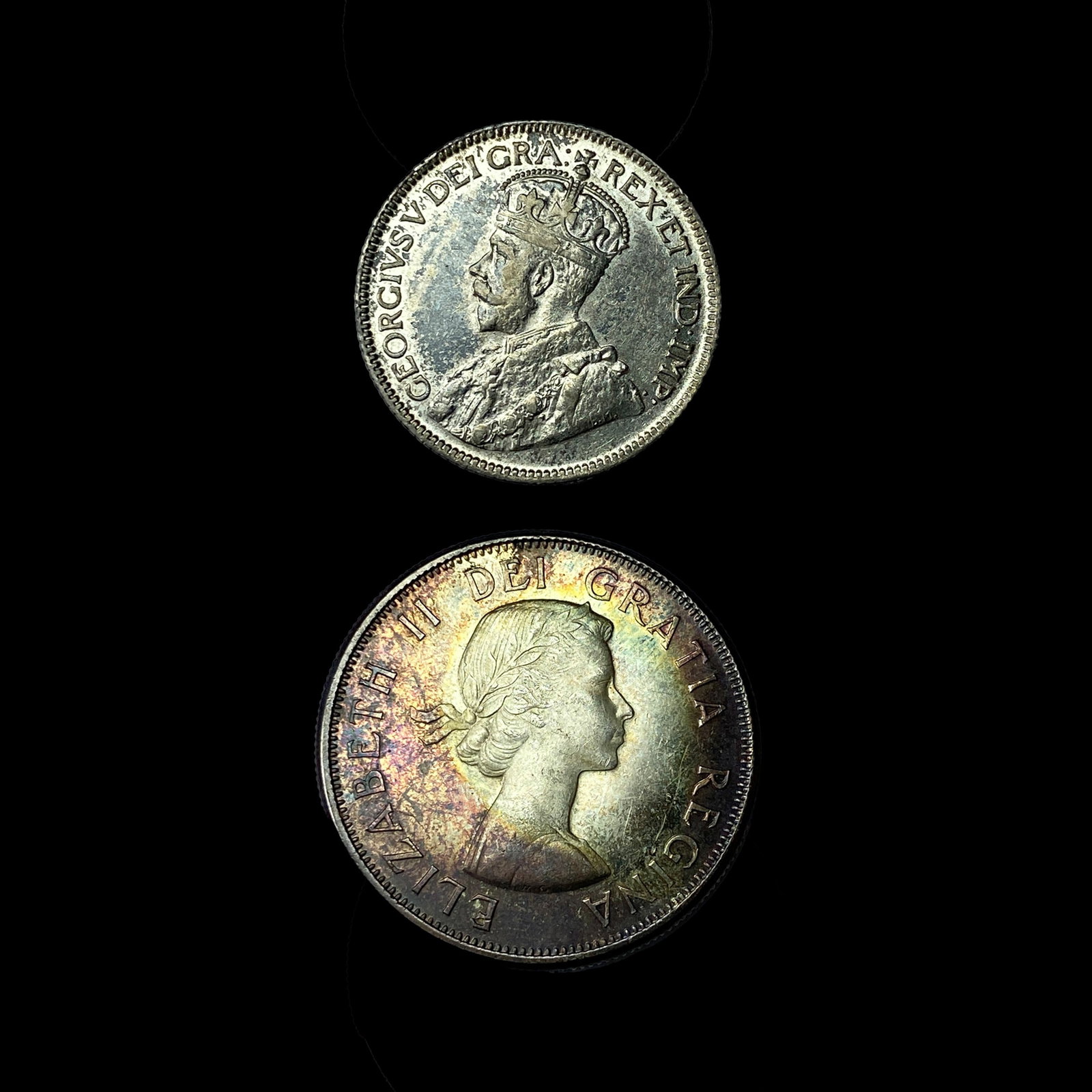 1935, 1964 Canada Silver 25 Cents UNCIRCULATED: 1935, 1964 Canada Silver 25 Cents UNCIRCULATED