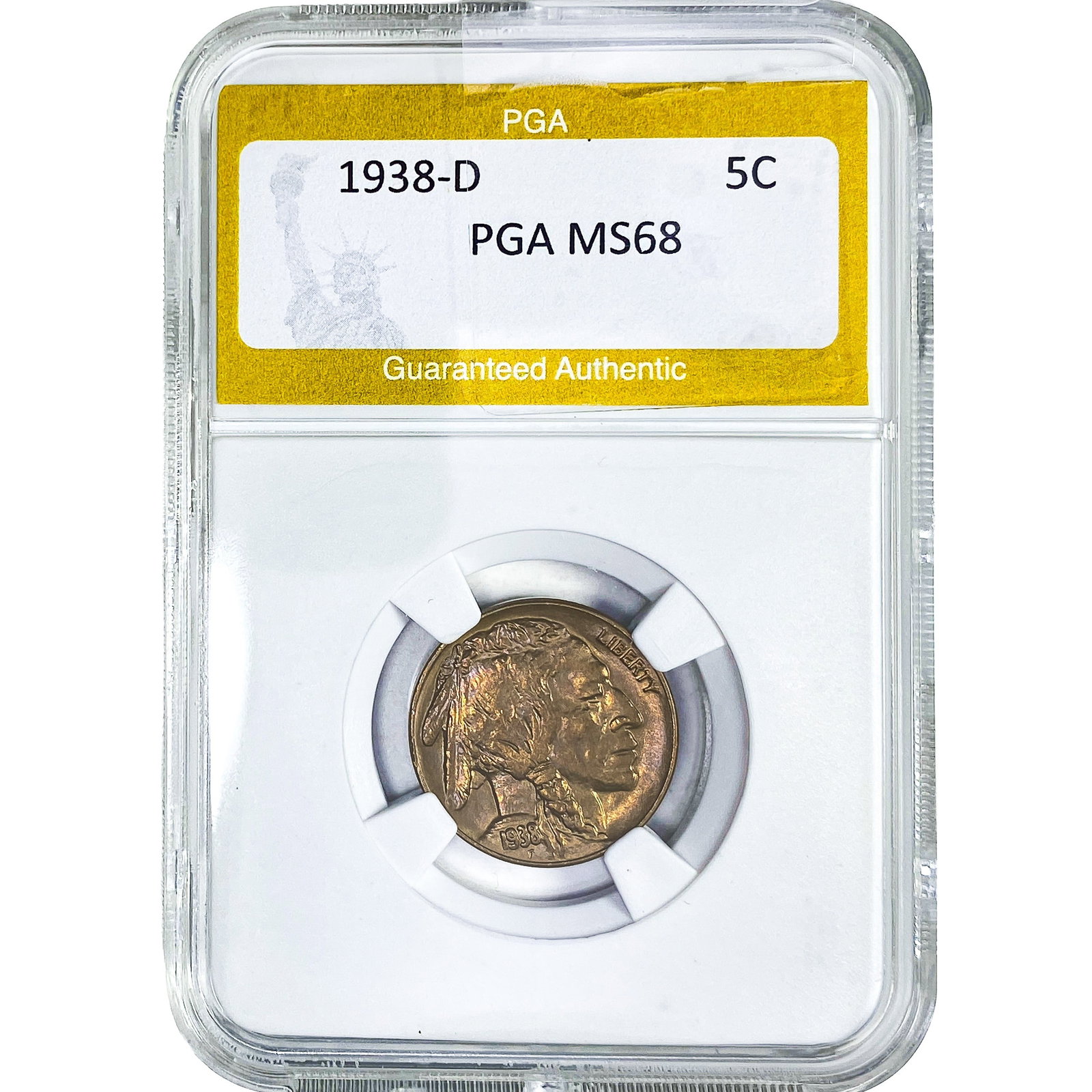 1938-D Buffalo Nickel PGA MS68 (1 of 2)