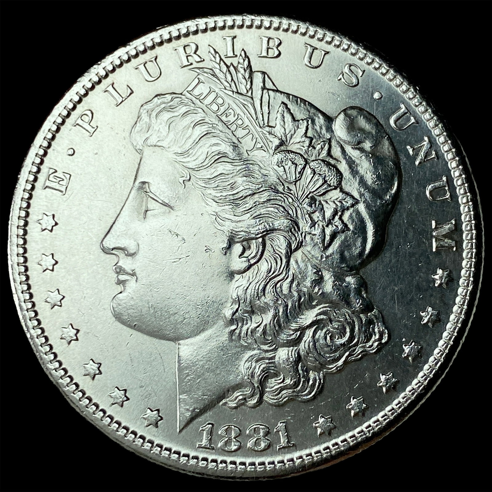 1881-S Silver Morgan Dollar UNCIRCULATED: 1881-S Silver Morgan Dollar UNCIRCULATED