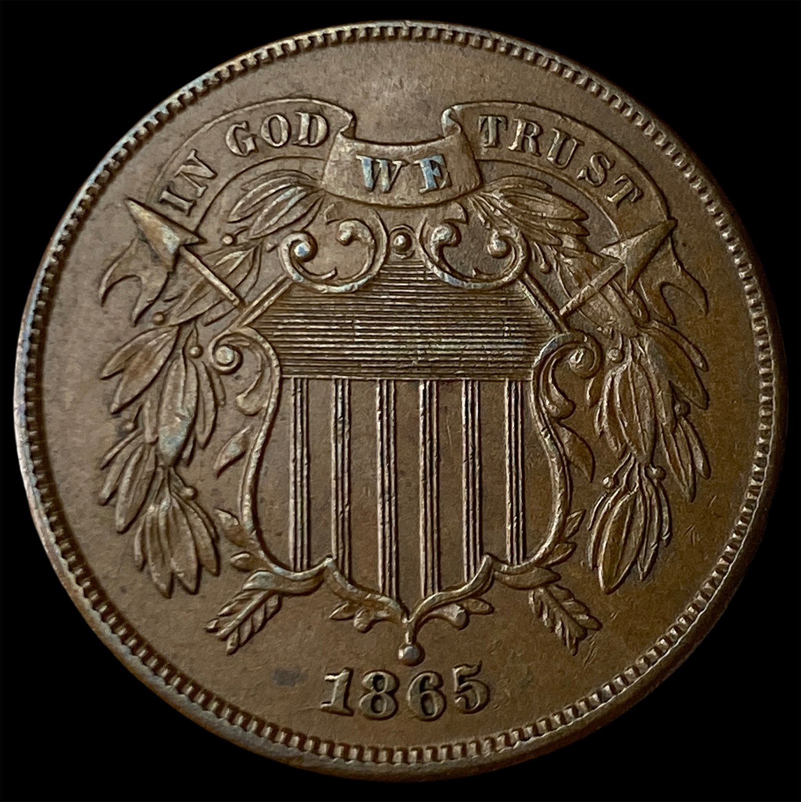 1865 Two-Cent Piece UNCIRCULATED (1 of 2)
