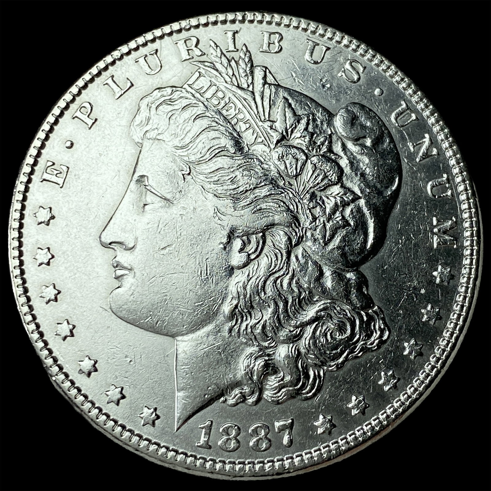 1887 Silver Morgan Dollar UNCIRCULATED: 1887 Silver Morgan Dollar UNCIRCULATED