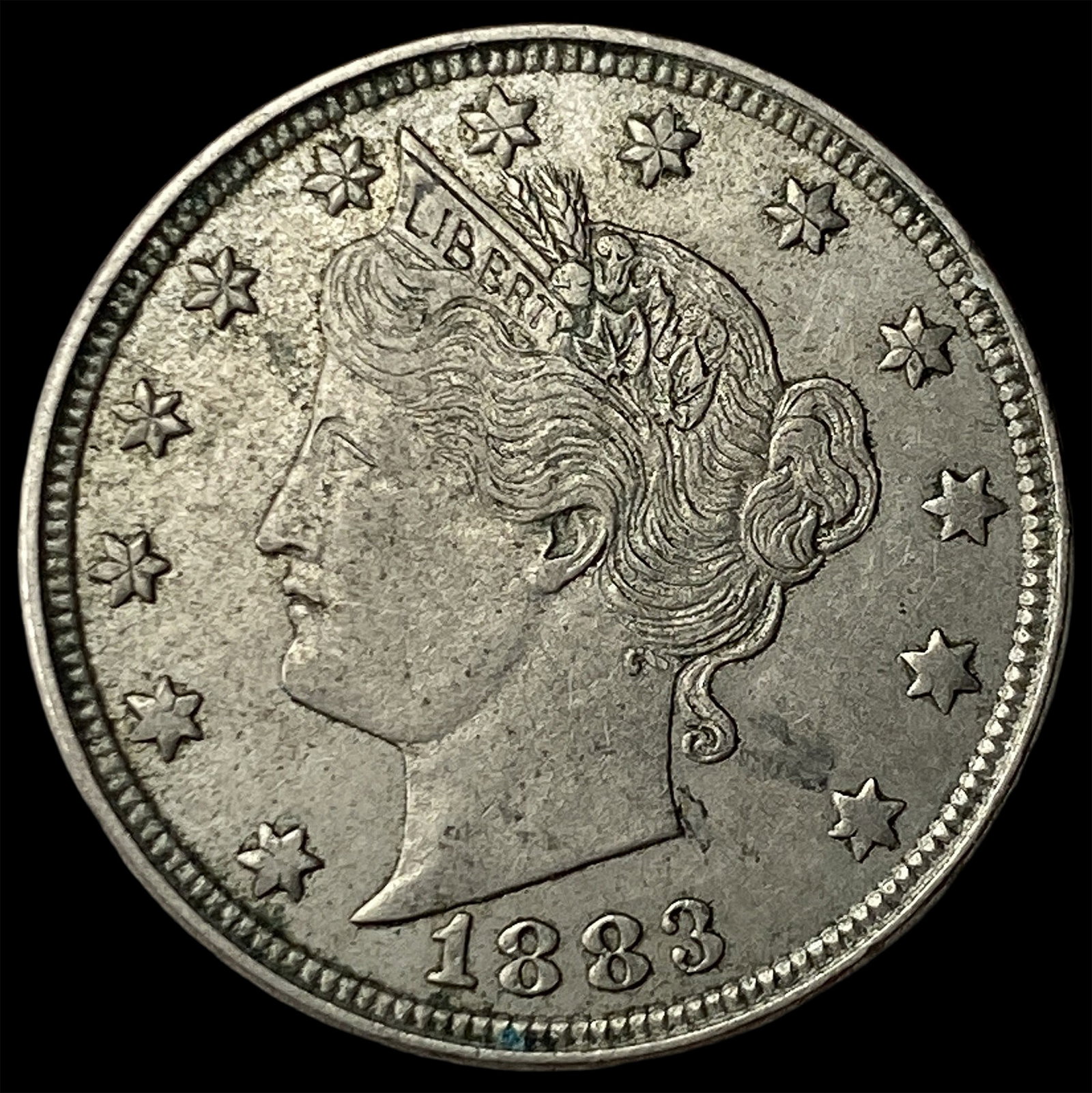 1883 Liberty Head Nickel No Cents GEM BU NEARLY UNCIRCULATED: 1883 Liberty Head Nickel No Cents GEM BU NEARLY UNCIRCULATED