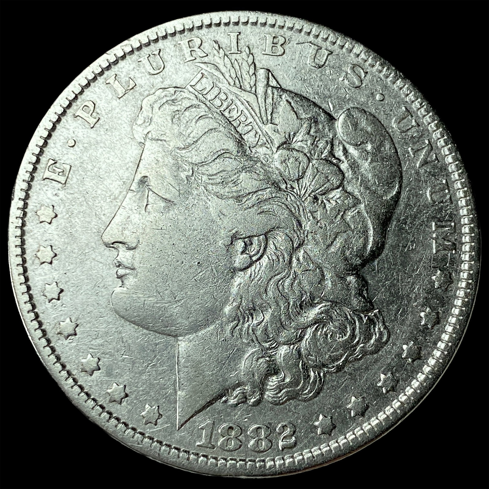 1882 Morgan Silver Dollar NEARLY UNCIRCULATED: 1882 Morgan Silver Dollar NEARLY UNCIRCULATED