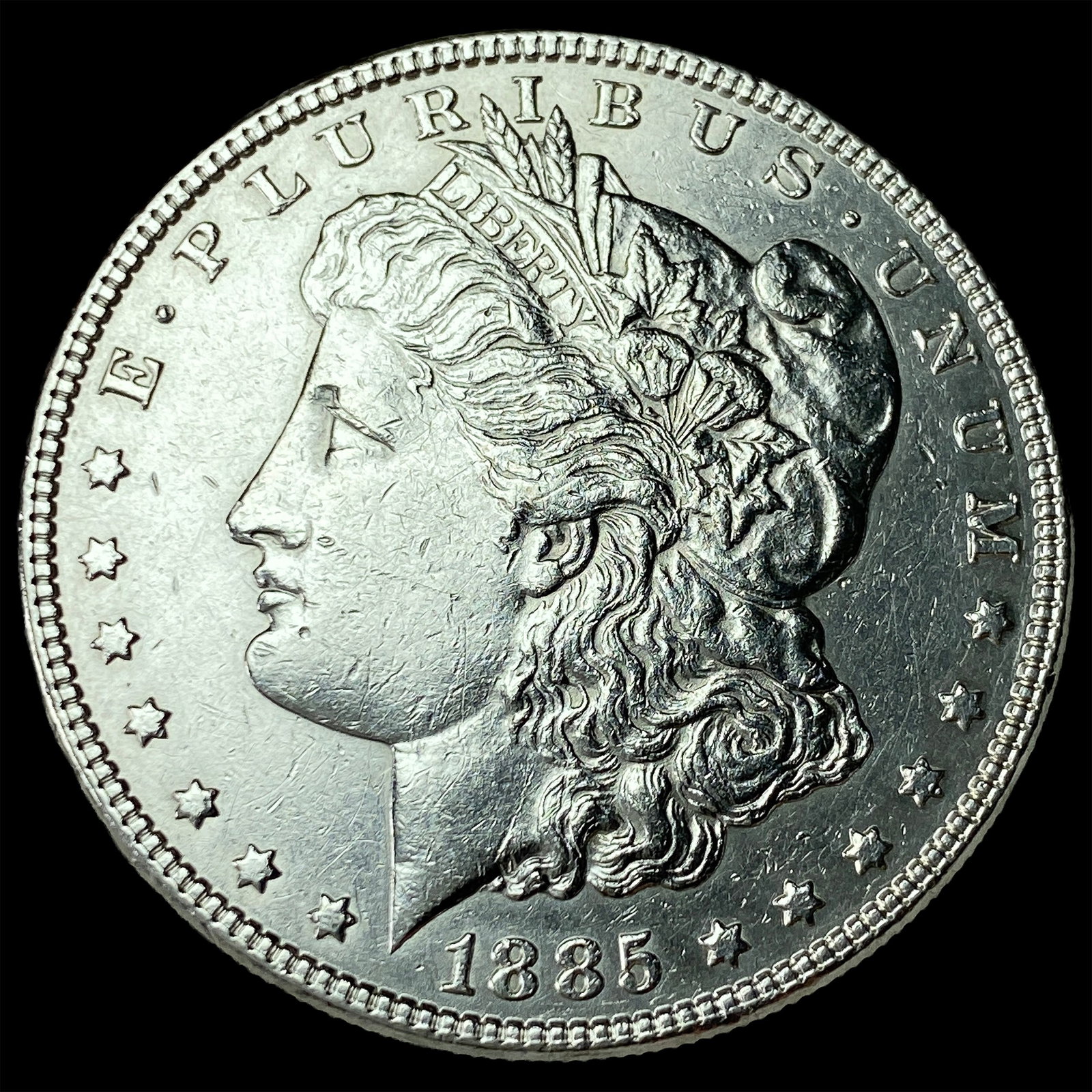 1885 Morgan Silver Dollar CLOSELY UNCIRCULATED: 1885 Morgan Silver Dollar CLOSELY UNCIRCULATED
