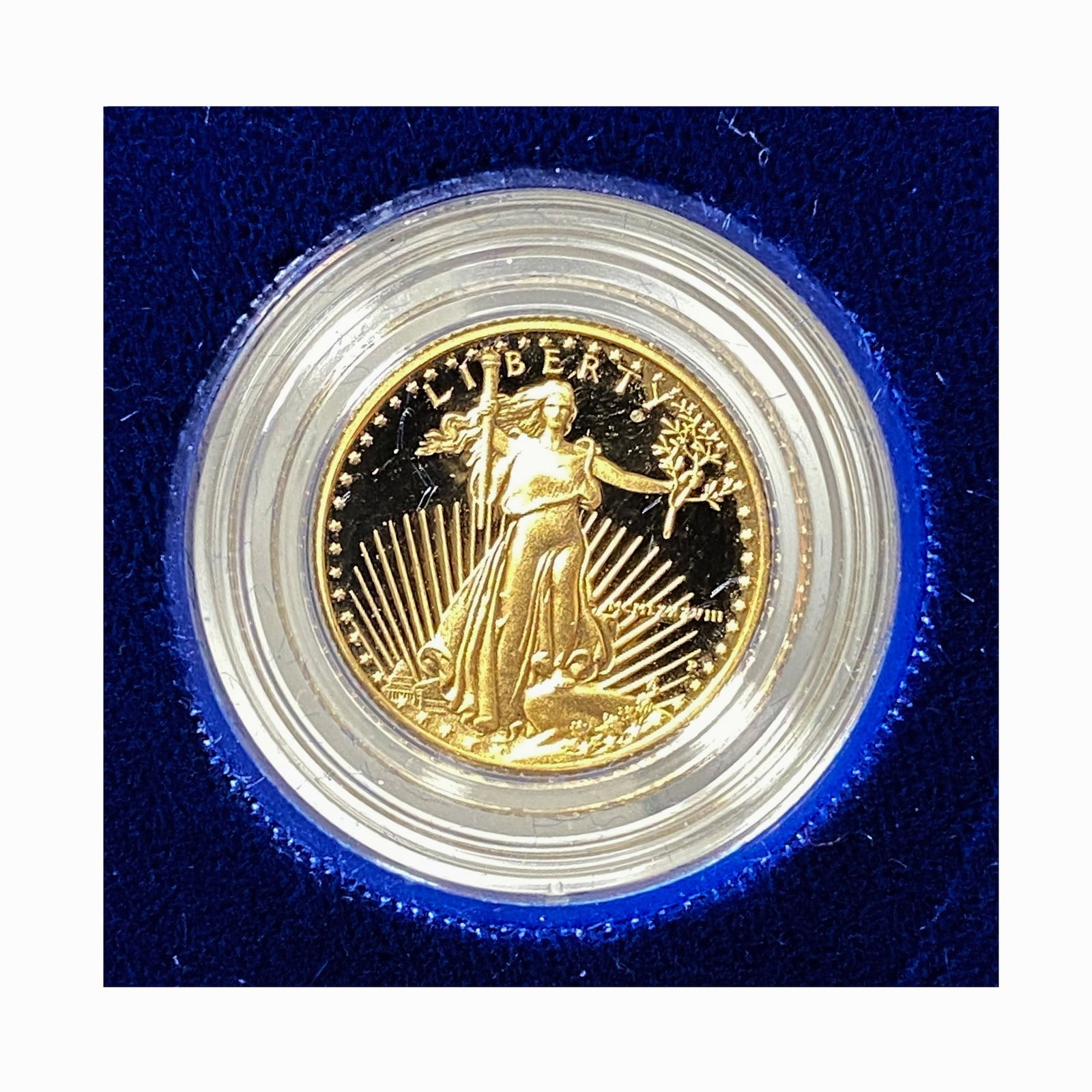 1988 American Eagle 1/10 oz Gold Proof Coin (1 of 2)