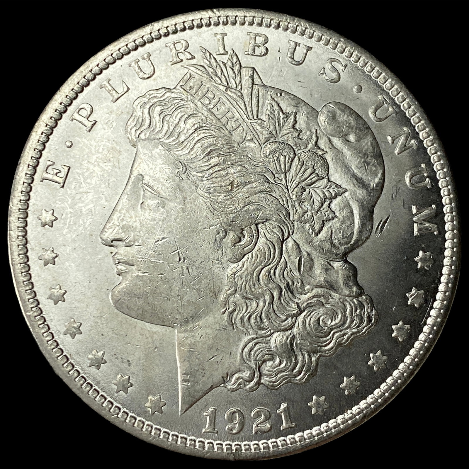 1921 Silver Morgan Dollar UNCIRCULATED: 1921 Silver Morgan Dollar UNCIRCULATED