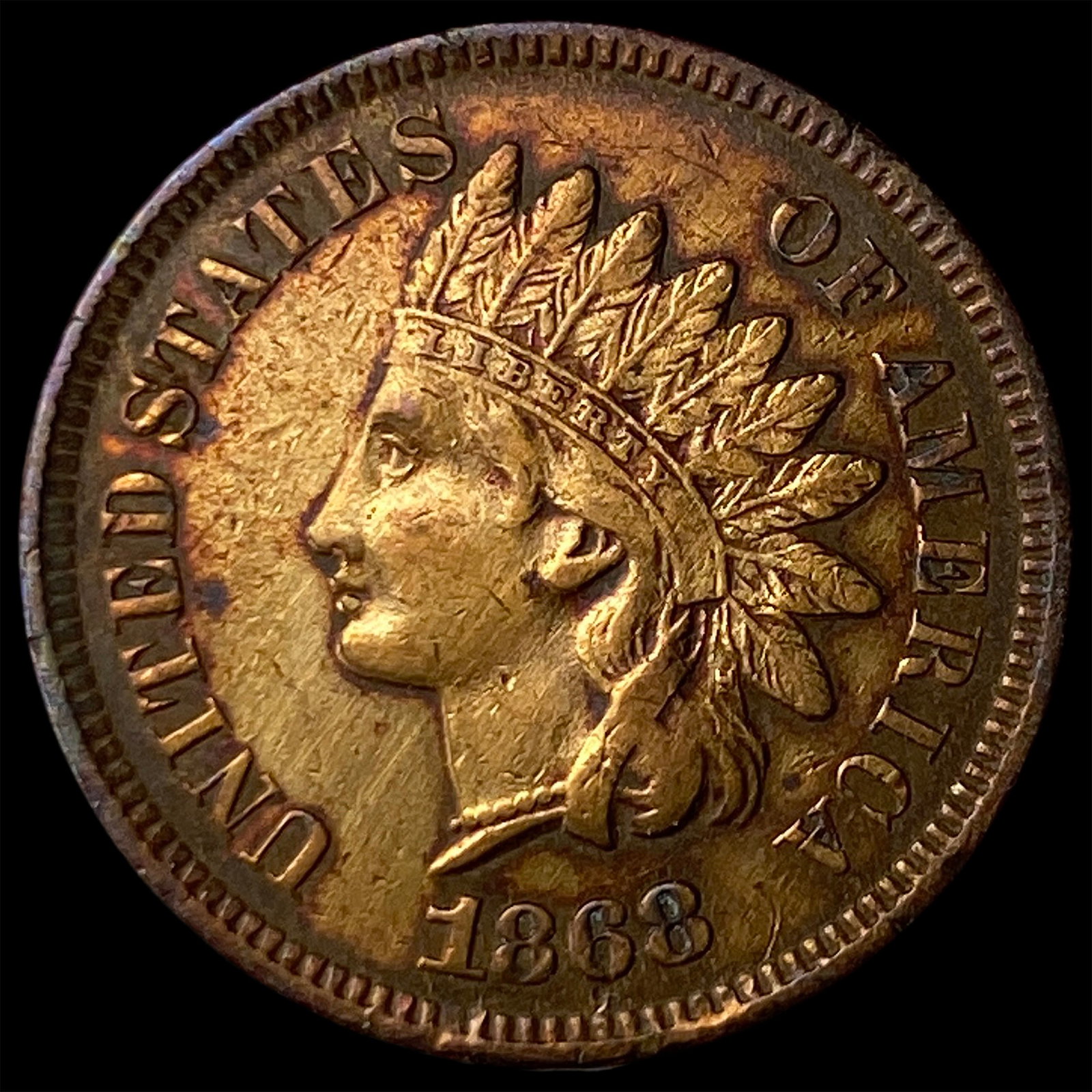 1863 Bronze Indian Head Cent UNCIRCULATED (1 of 2)