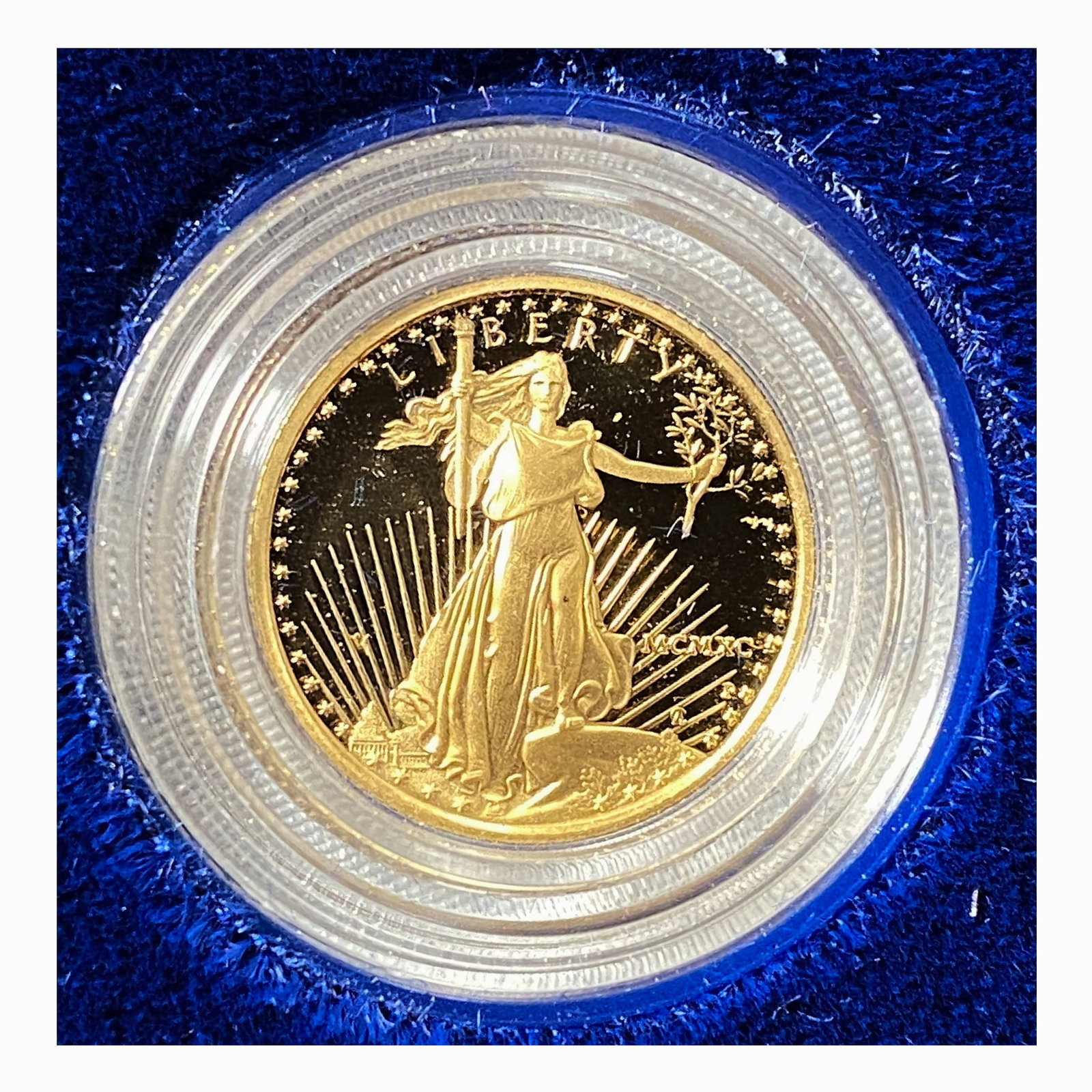 1990 American Eagle 1/10 oz Gold Proof Coin (1 of 2)