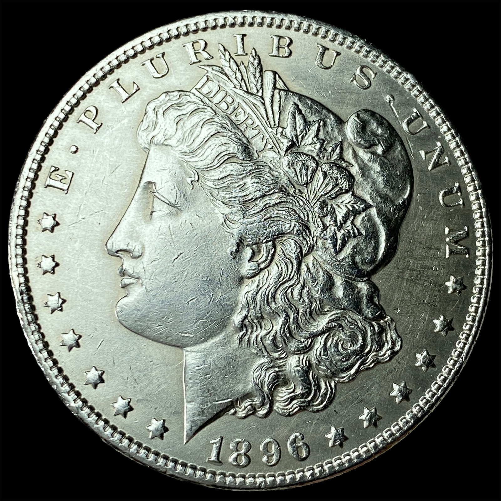 1896 Morgan Silver Dollar UNCIRCULATED: 1896 Morgan Silver Dollar UNCIRCULATED