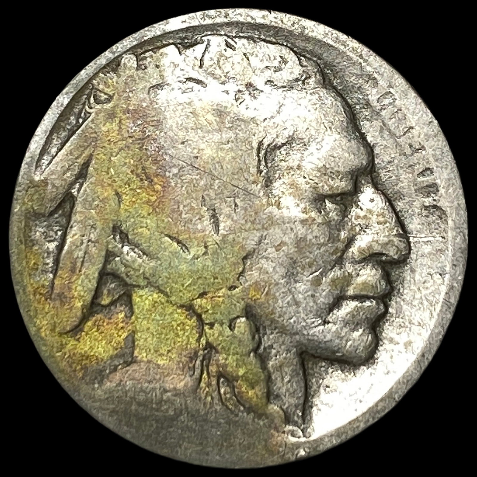 1913-D ty 2 Buffalo Nickel visible. NICELY CIRCULATED: 1913-D ty 2 Buffalo Nickel visible. NICELY CIRCULATED