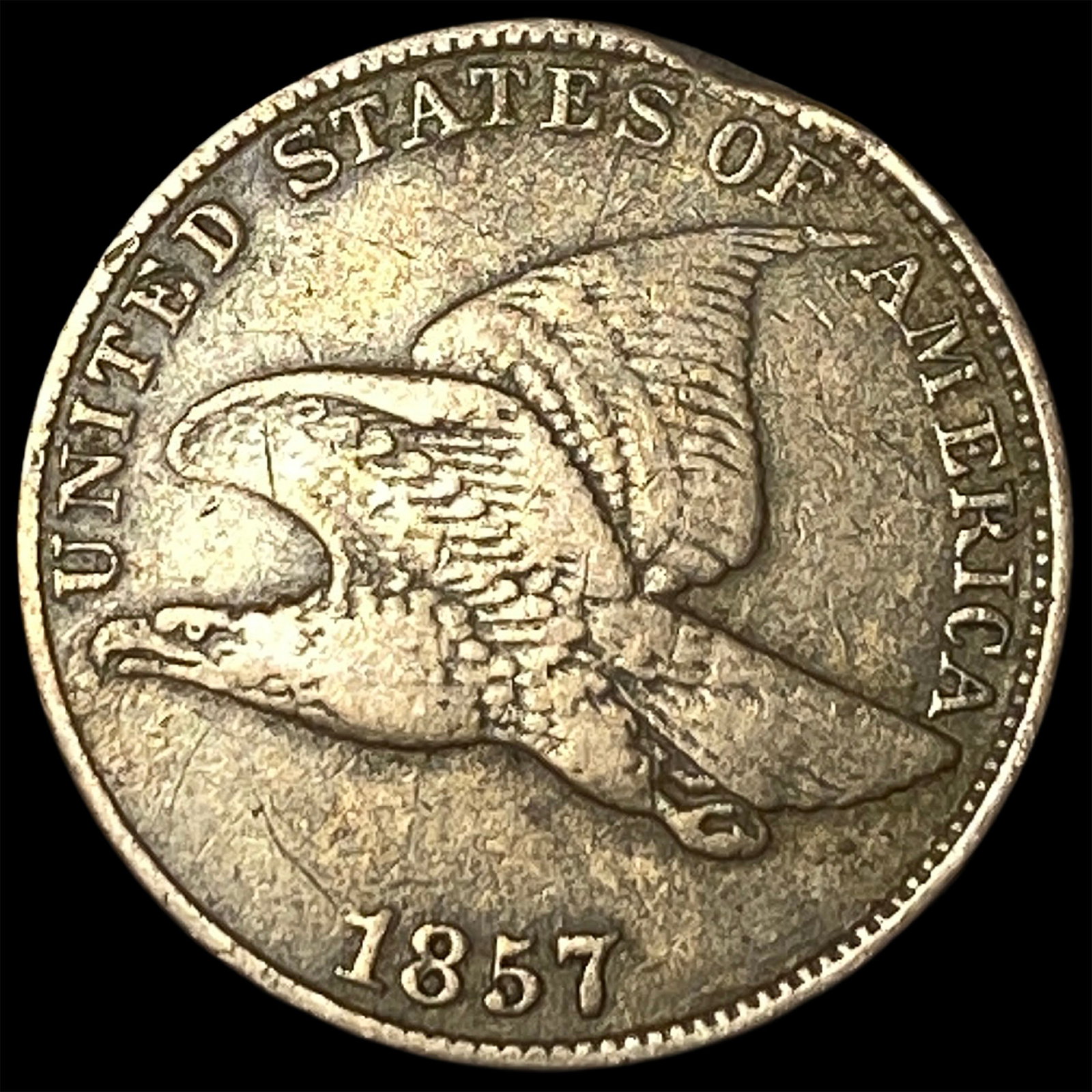 1857 Flying Eagle Cent LIGHTLY CIRCULATED (1 of 2)