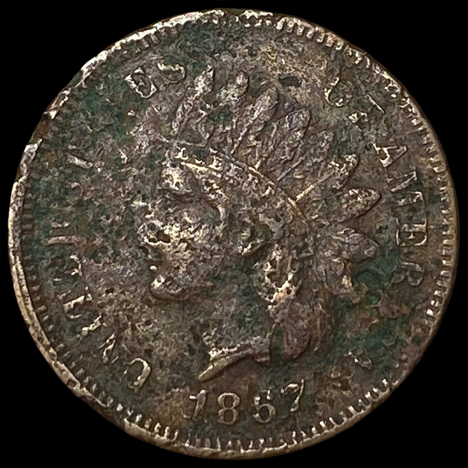 1867 Indian Head Cent NICELY CIRCULATED: 1867 Indian Head Cent NICELY CIRCULATED