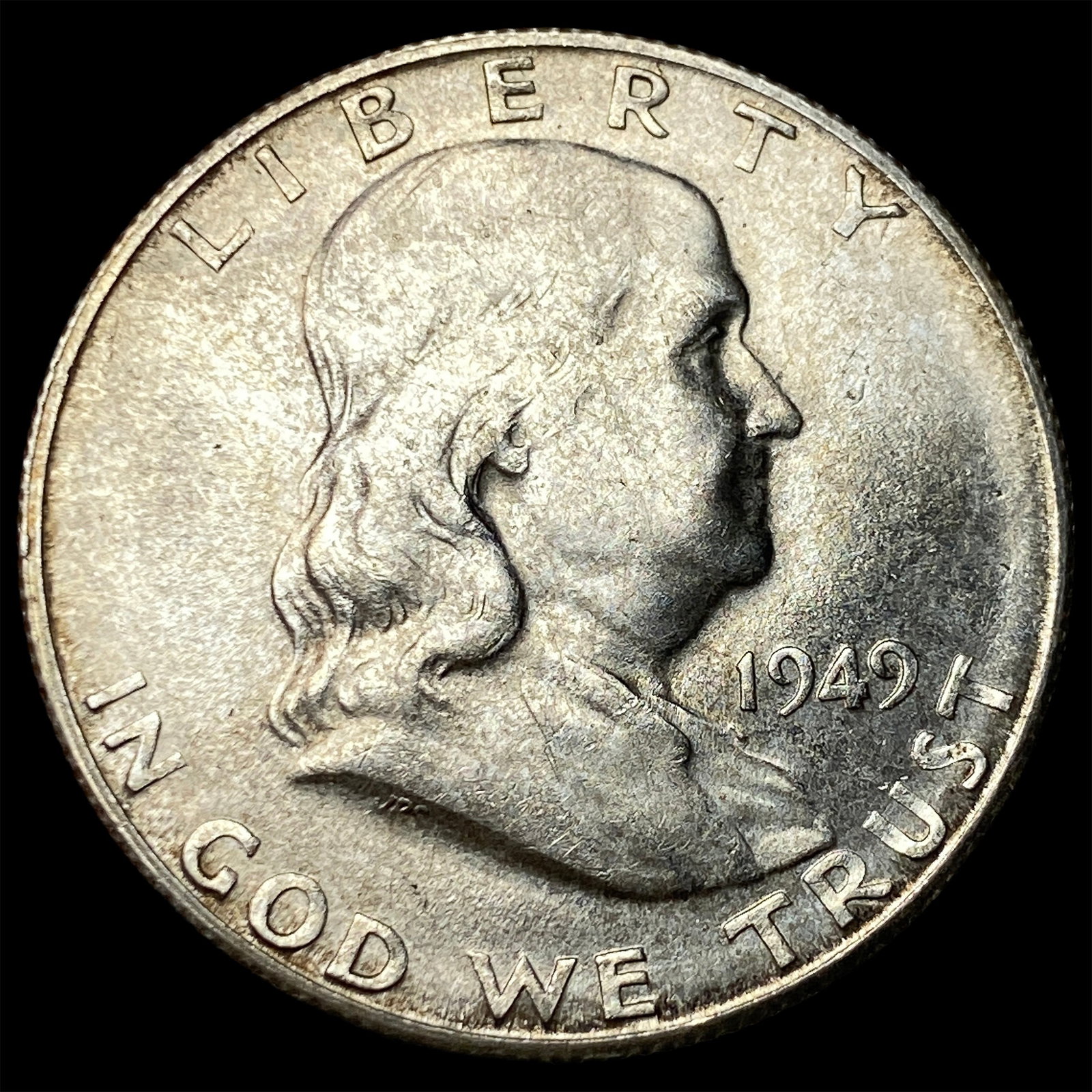 1949-S Silver Franklin Half Dollar UNCIRCULATED (1 of 2)