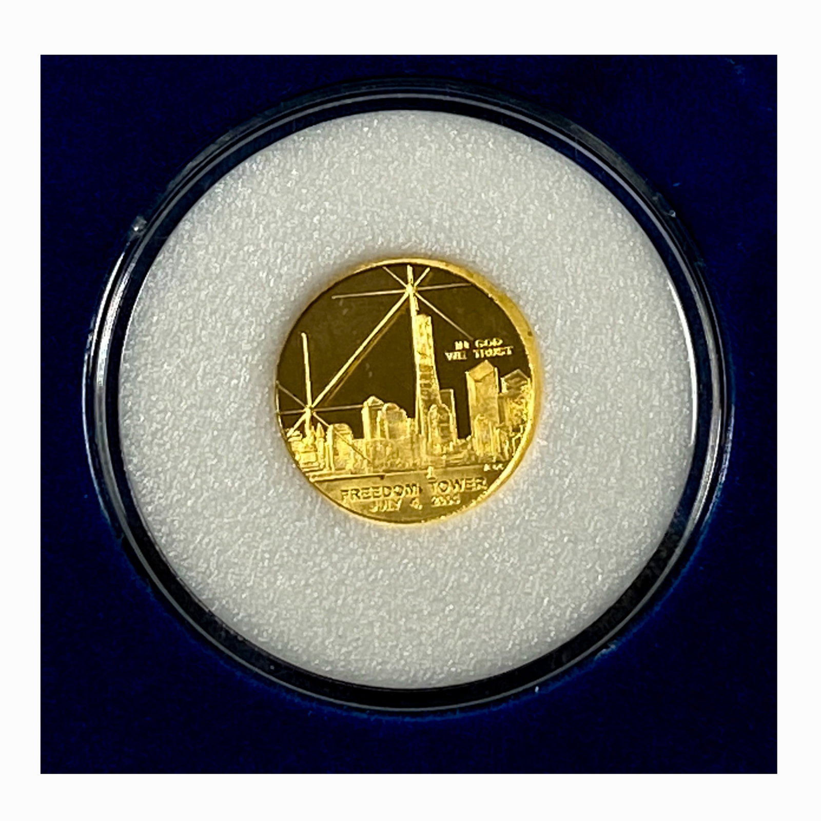 2004 Gold Freedom Tower $50 (1 of 2)