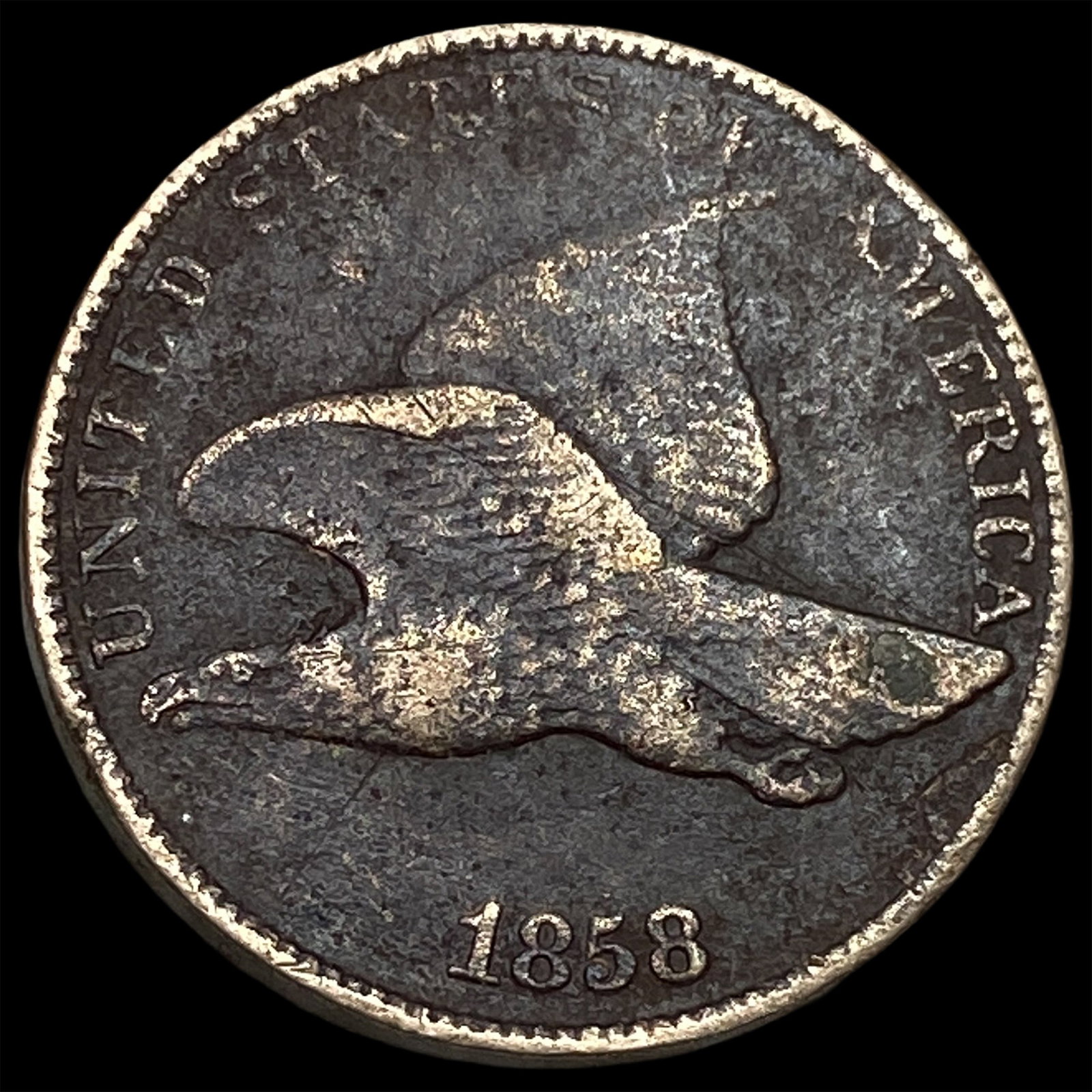 1858 Flying Eagle Cent LIGHTLY CIRCULATED: 1858 Flying Eagle Cent LIGHTLY CIRCULATED
