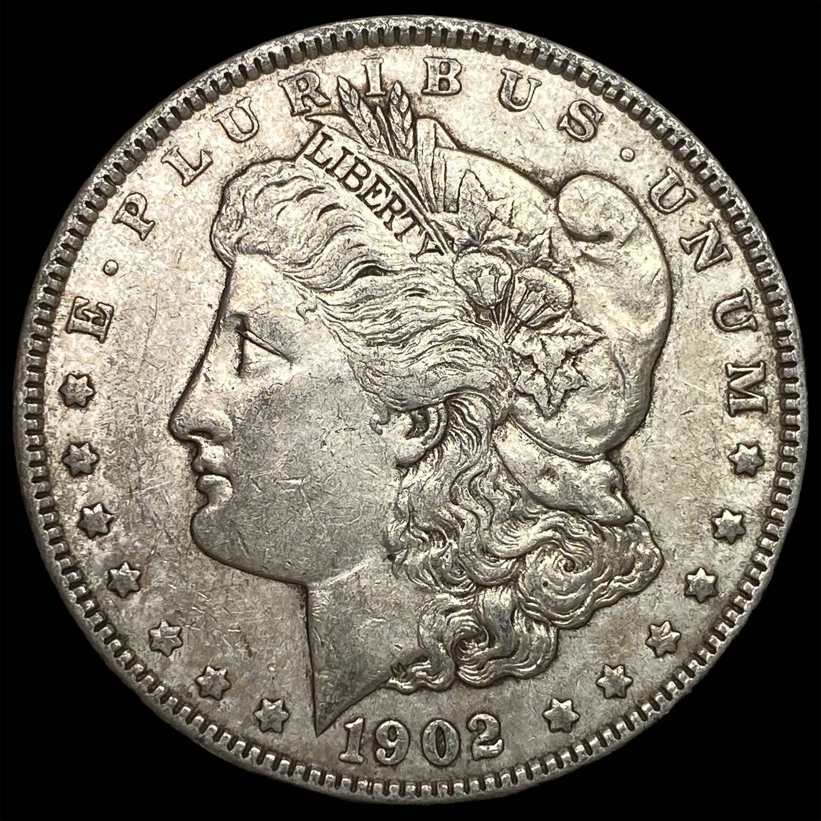1902 Morgan Silver Dollar NEARLY UNCIRCULATED: 1902 Morgan Silver Dollar NEARLY UNCIRCULATED