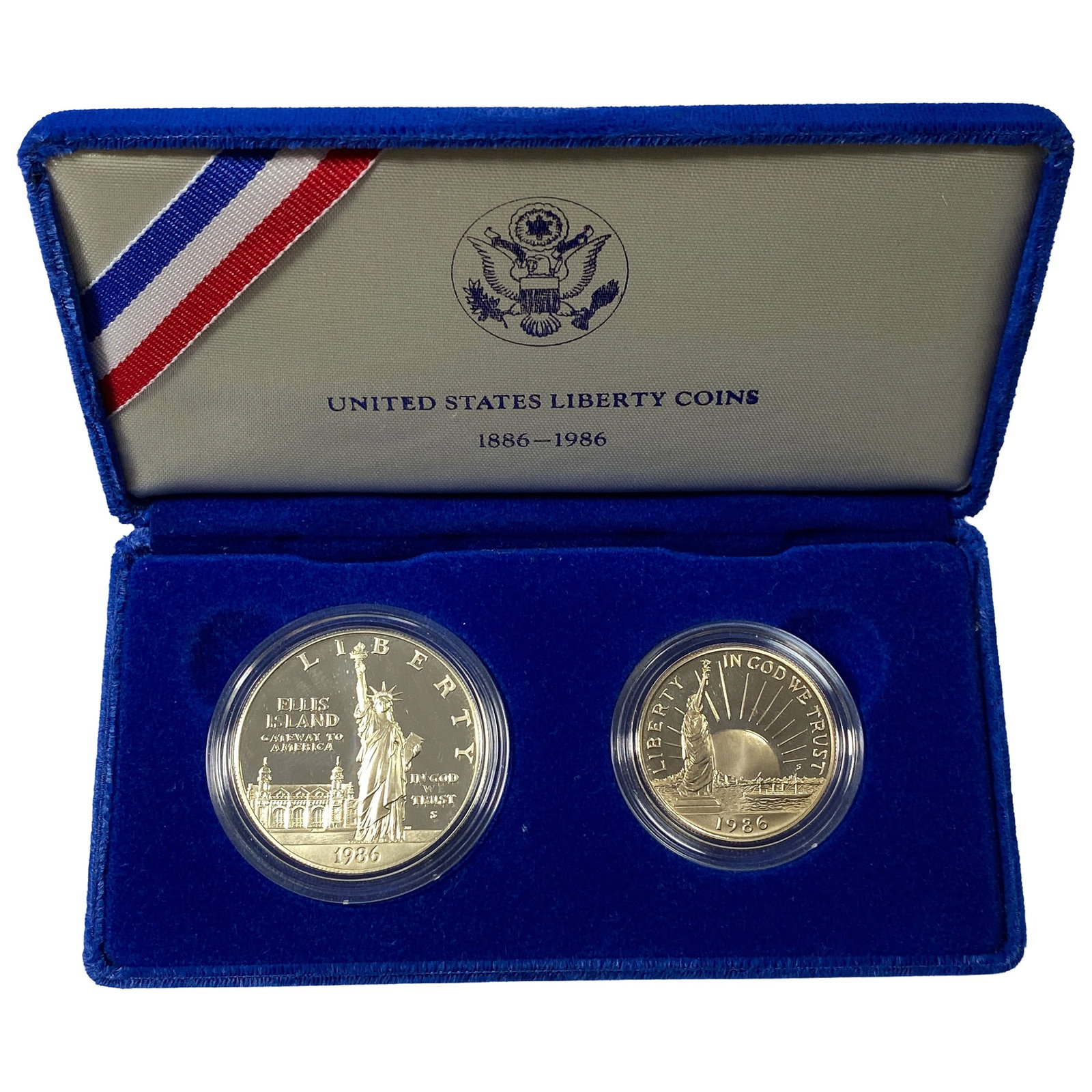 1986 U.S. Liberty Coins 50C-$1 (1 of 2)