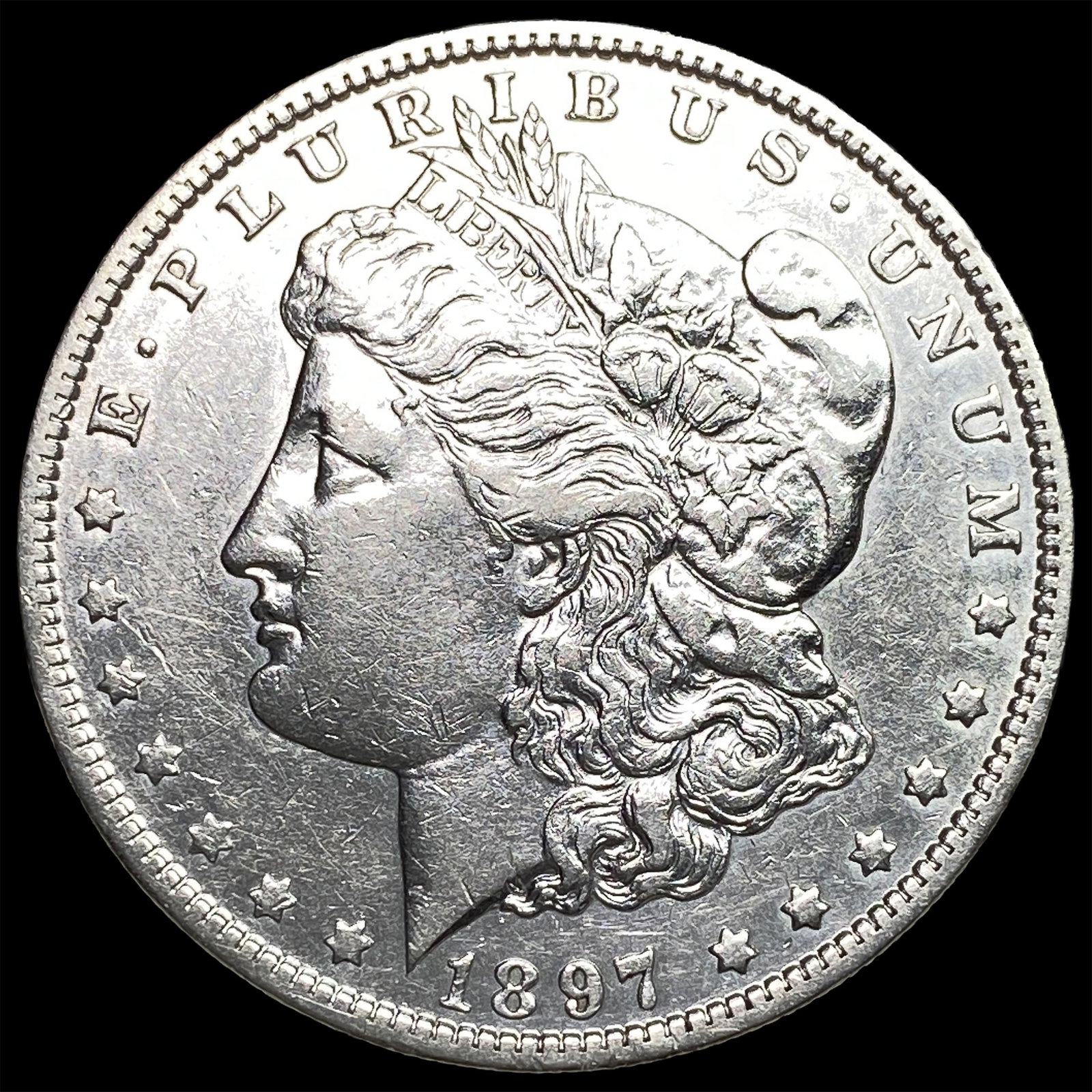 1897-O Silver Morgan Dollar CLOSELY UNCIRCULATED: 1897-O Silver Morgan Dollar CLOSELY UNCIRCULATED