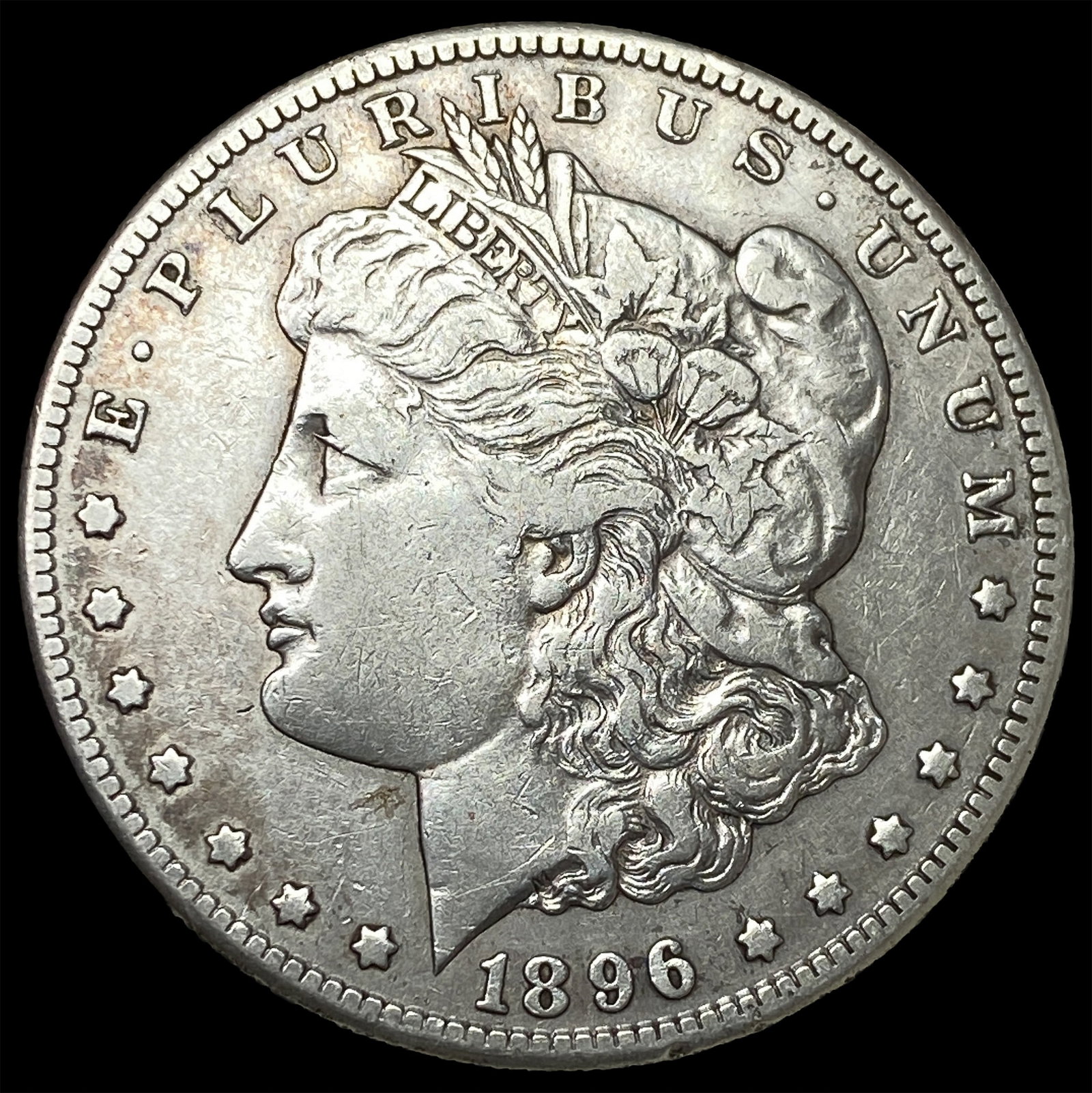 1896-S Silver Morgan Dollar ABOUT UNCIRCULATED (1 of 2)