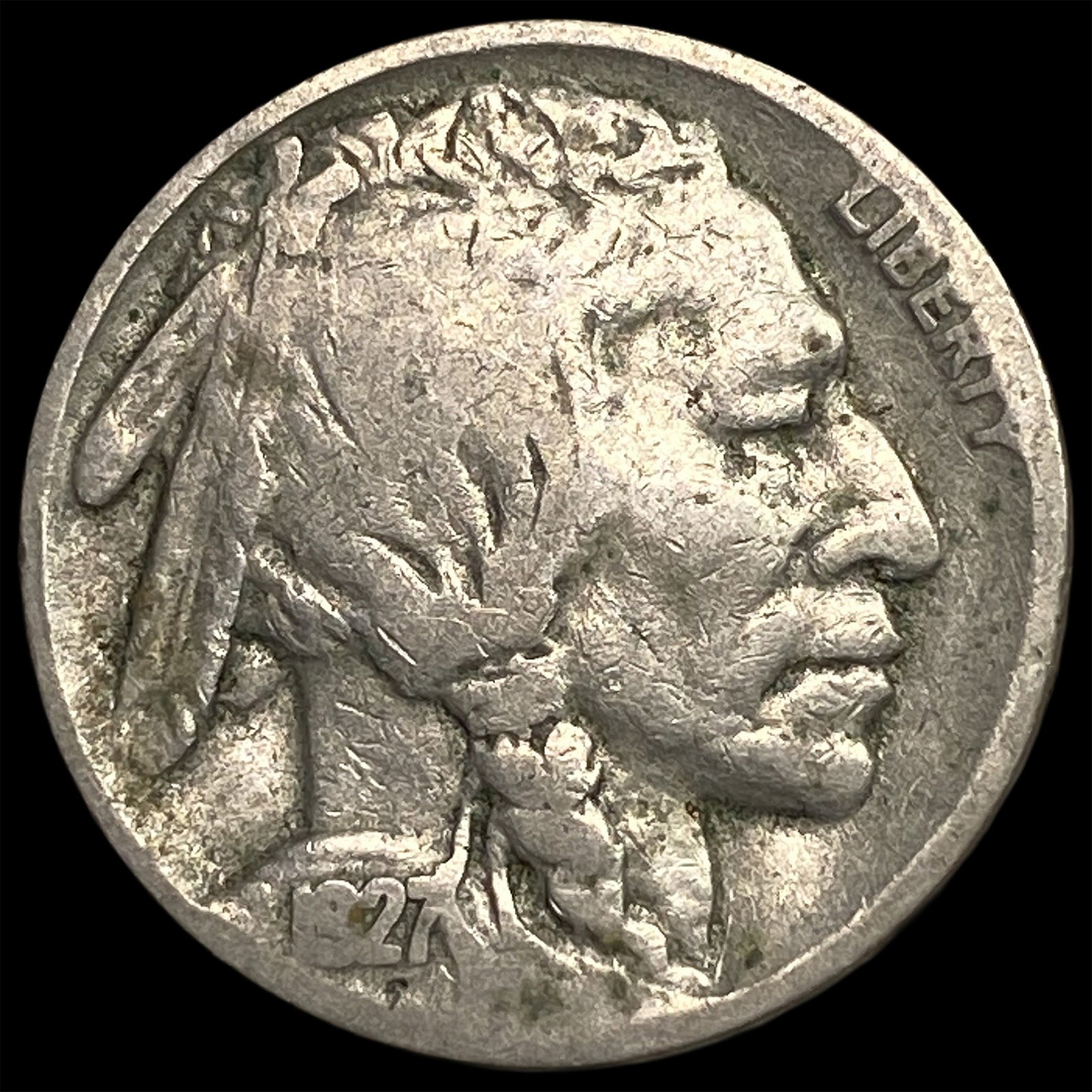 1927-S Buffalo Nickel HIGH GRADE: 1927-S Buffalo Nickel HIGH GRADE