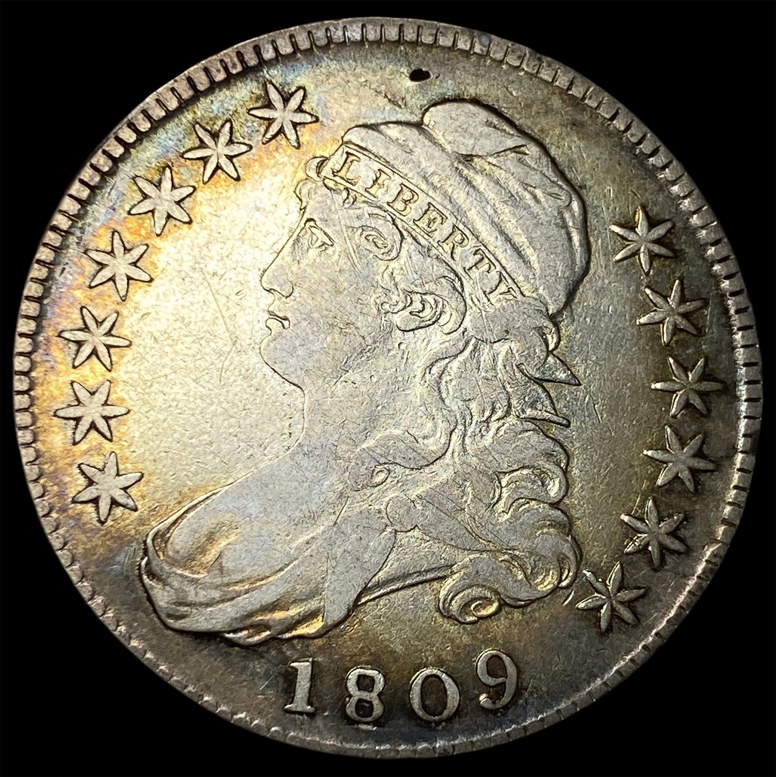 1809 Capped Bust Half Dollar ABOUT UNCIRCULATED (1 of 2)