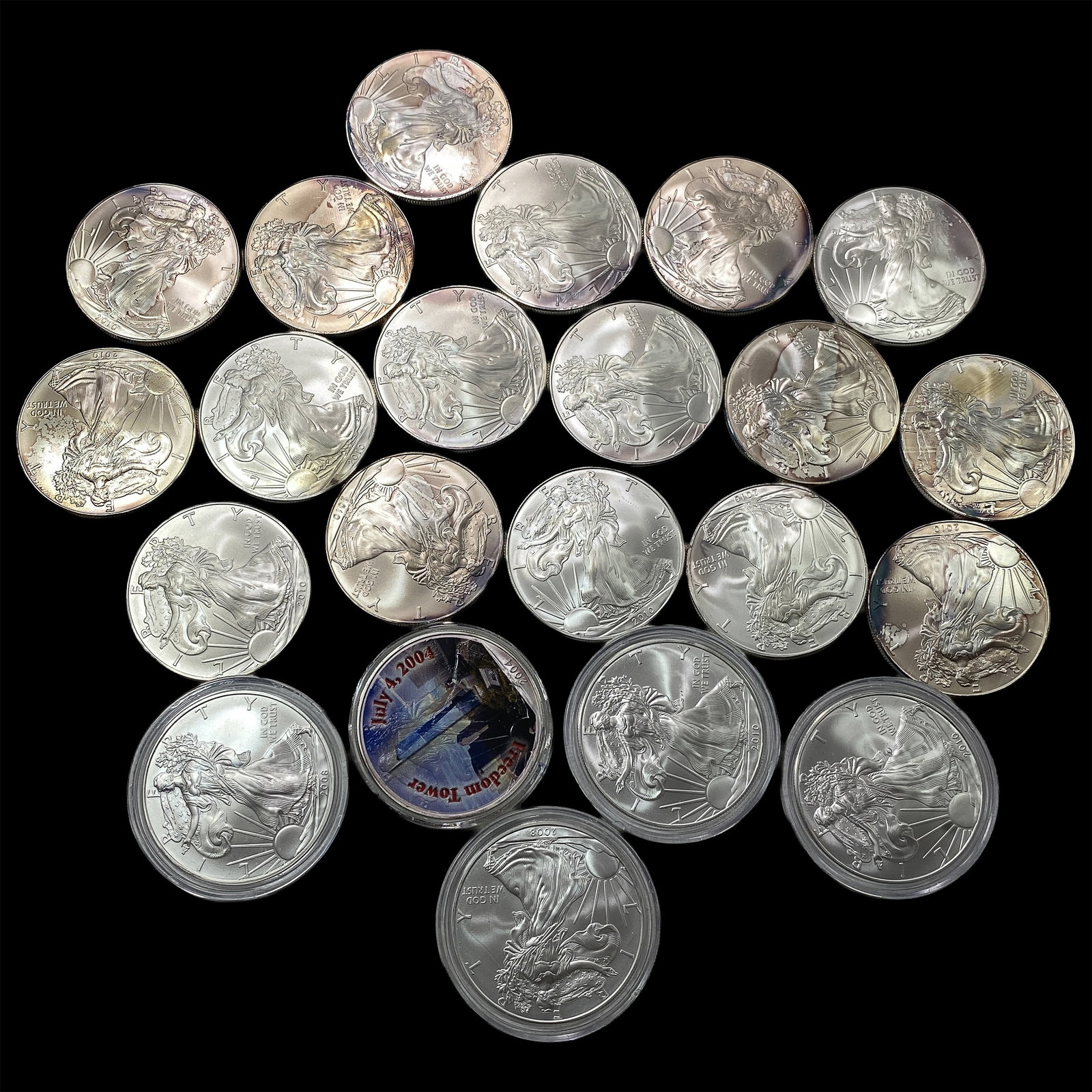 [22 Coins] 2004-2010 Silver Eagle (1 of 2)