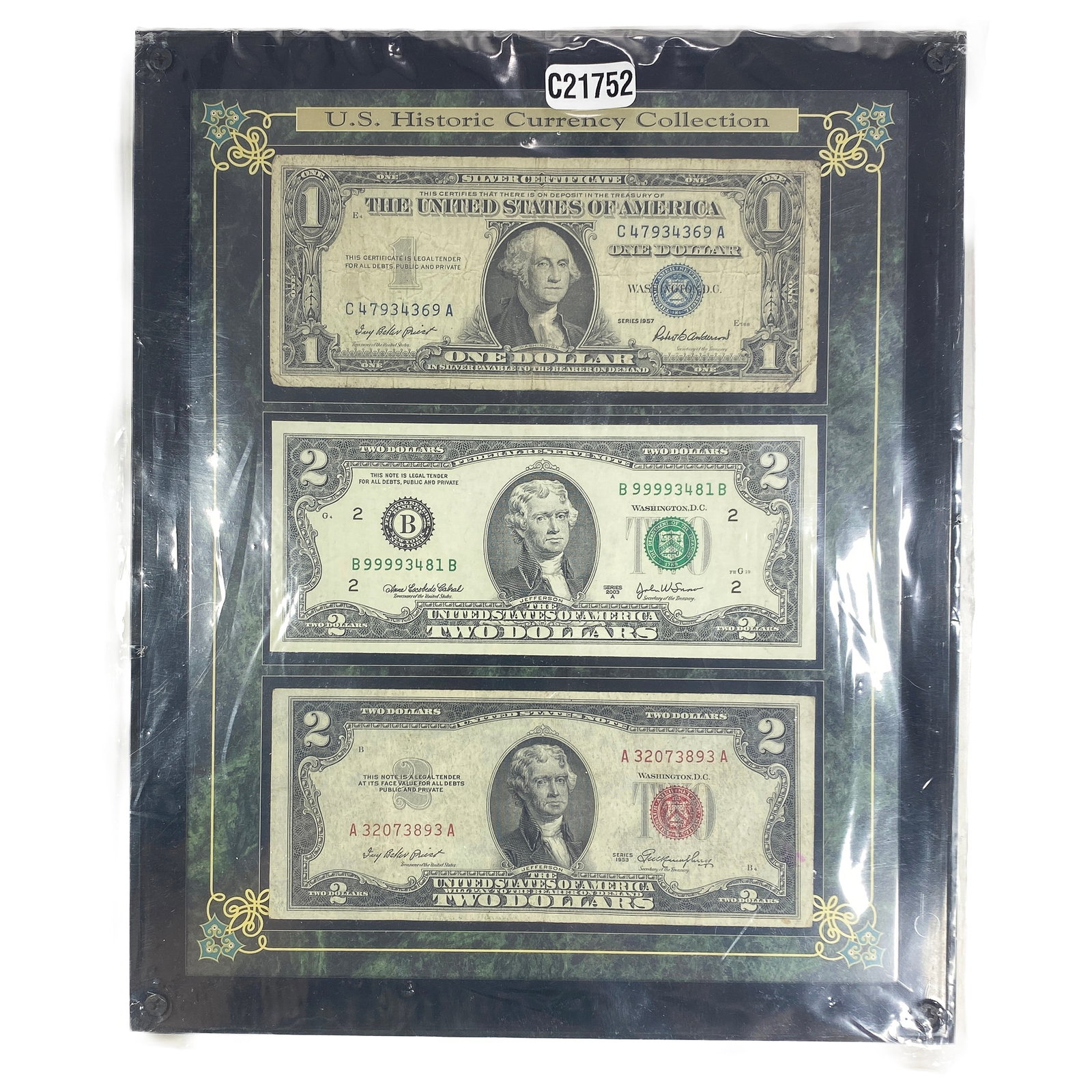 U.S. Historic Currency Collection (1 of 2)