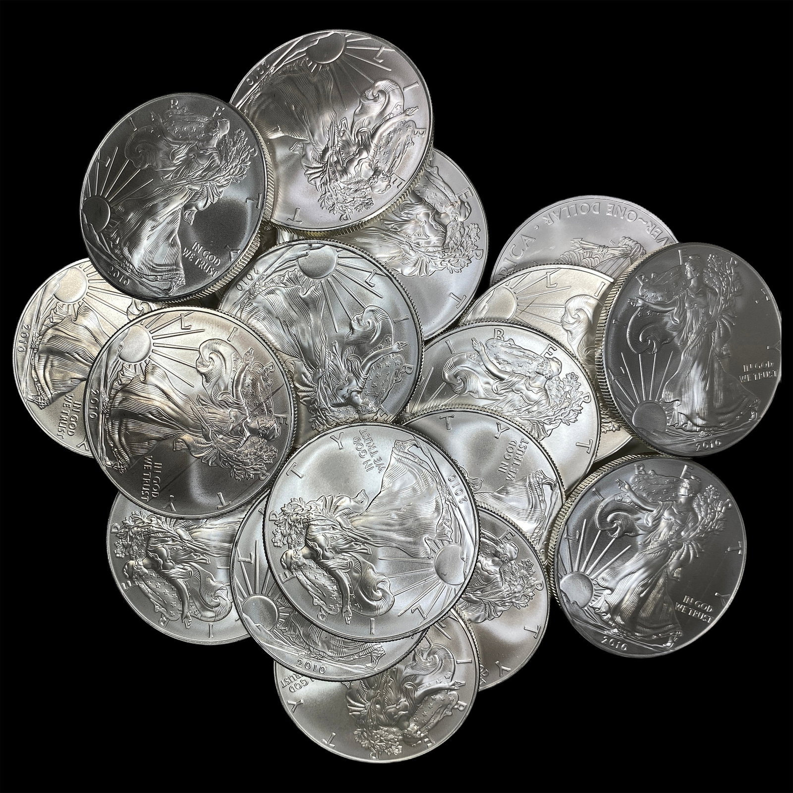 [20 Coins] Mixed Dates Silver Eagle (1 of 2)
