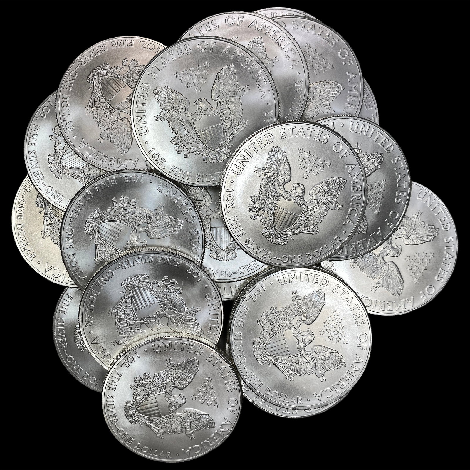 [20 Coins] Mixed Dates Silver Eagle - 2