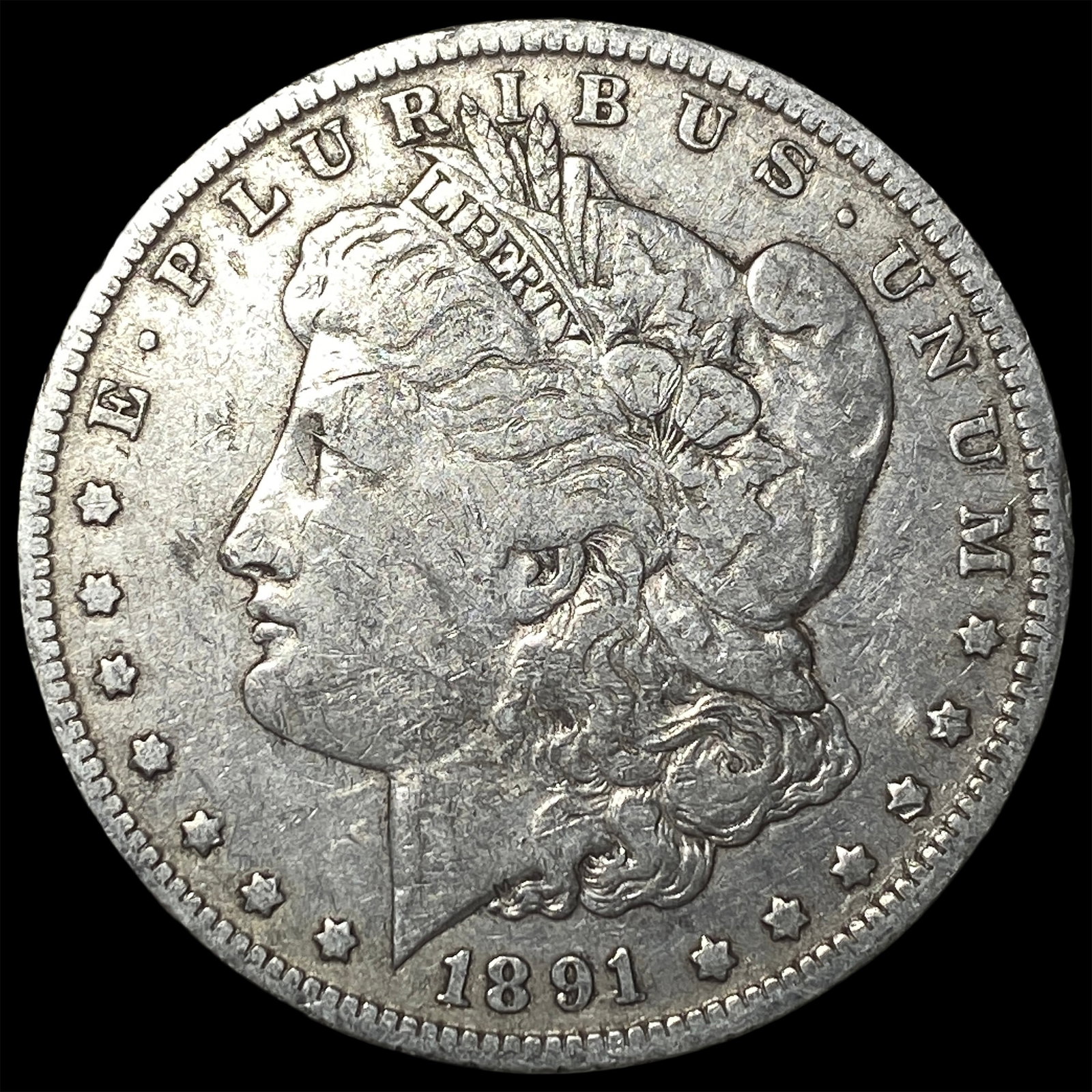 1891-O Silver Morgan Dollar NEARLY UNCIRCULATED: 1891-O Silver Morgan Dollar NEARLY UNCIRCULATED