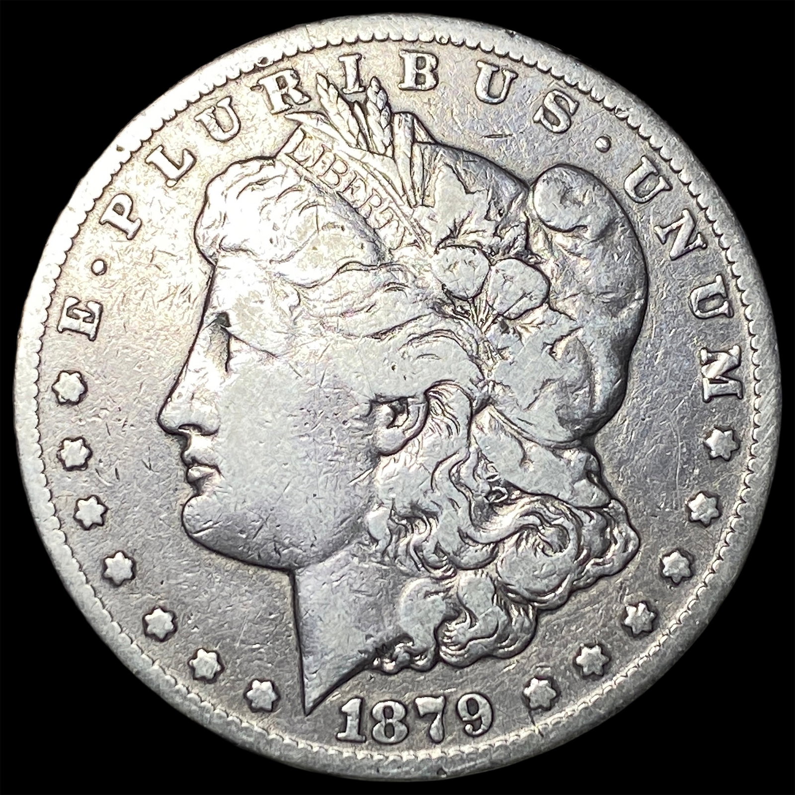 1879-CC Silver Morgan Dollar LIGHTLY CIRCULATED (1 of 2)