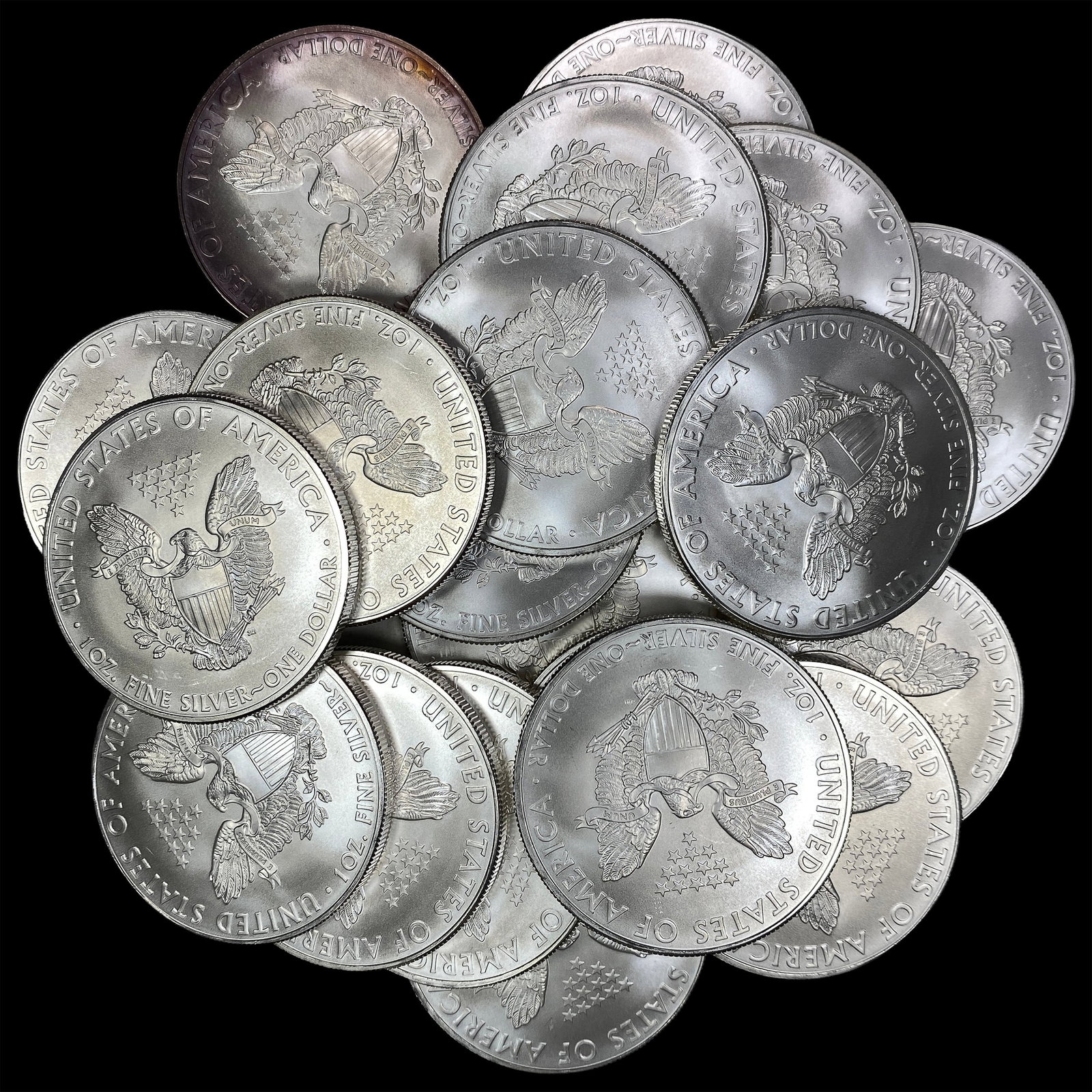 [20 Coins] Mixed Dates Silver Eagle - 2