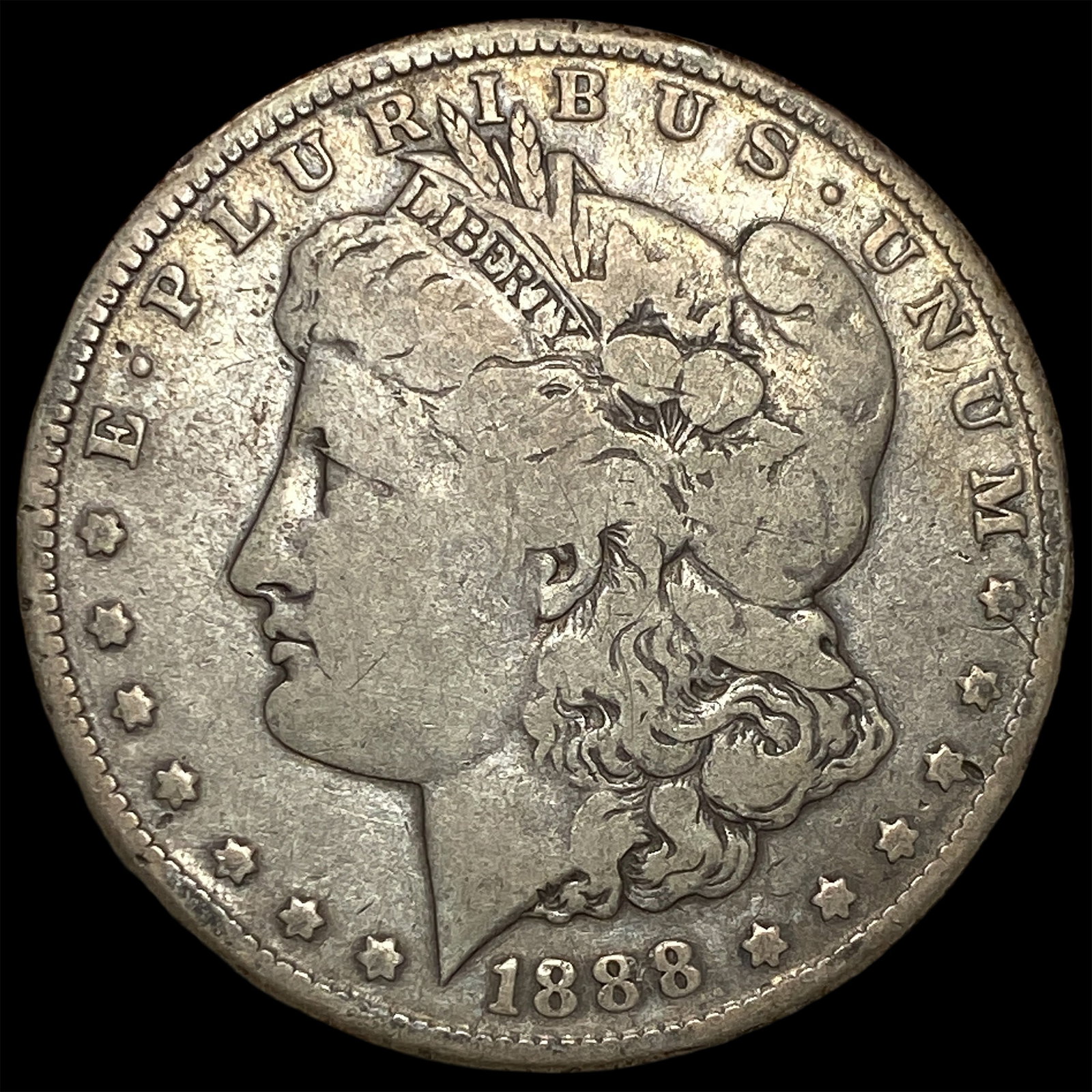 1888-S Morgan Silver Dollar NEARLY UNCIRCULATED: 1888-S Morgan Silver Dollar NEARLY UNCIRCULATED