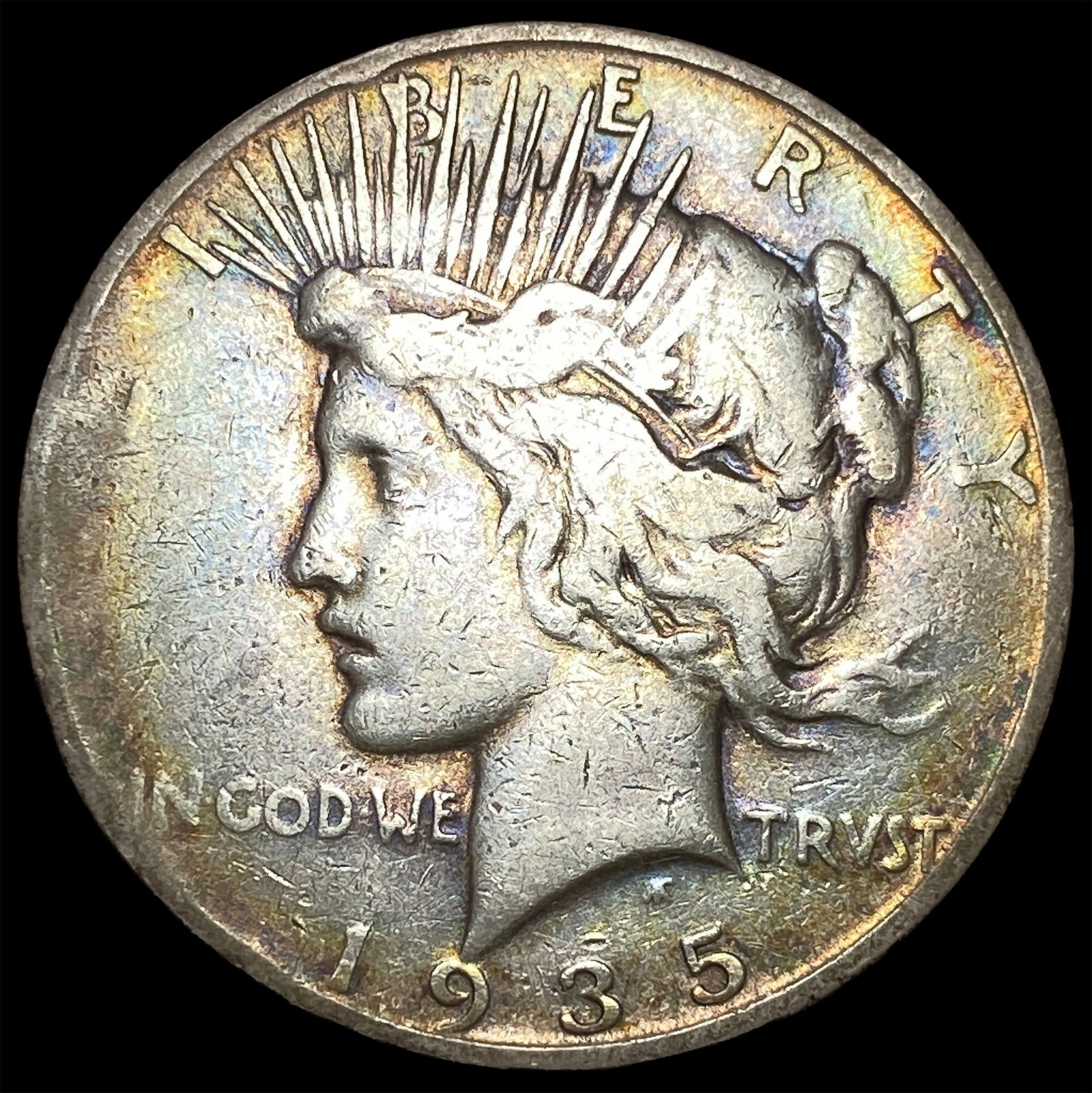 1935-S Silver Peace Dollar LIGHTLY CIRCULATED: 1935-S Silver Peace Dollar LIGHTLY CIRCULATED