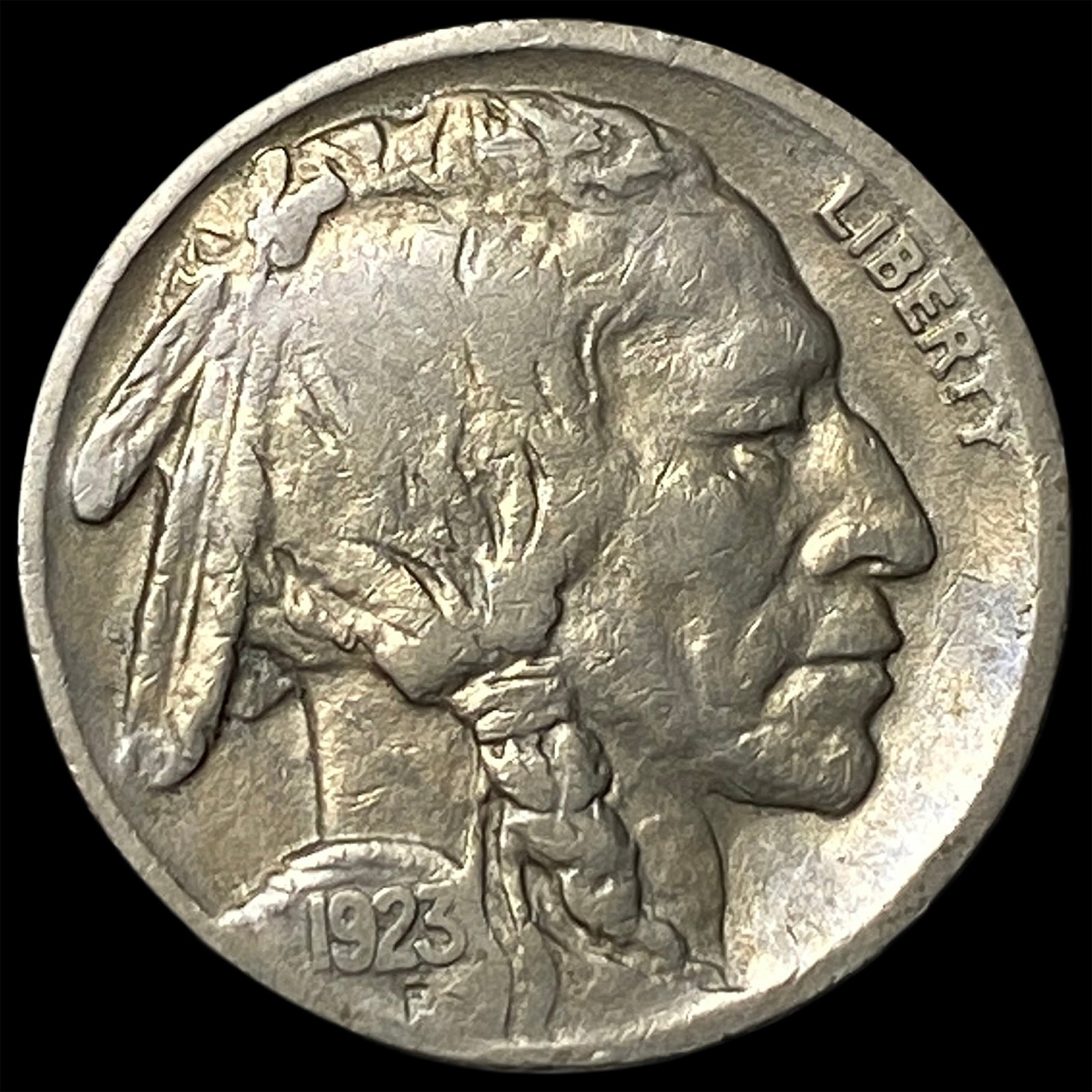 1923-S Buffalo Nickel NEARLY UNCIRCULATED: 1923-S Buffalo Nickel NEARLY UNCIRCULATED