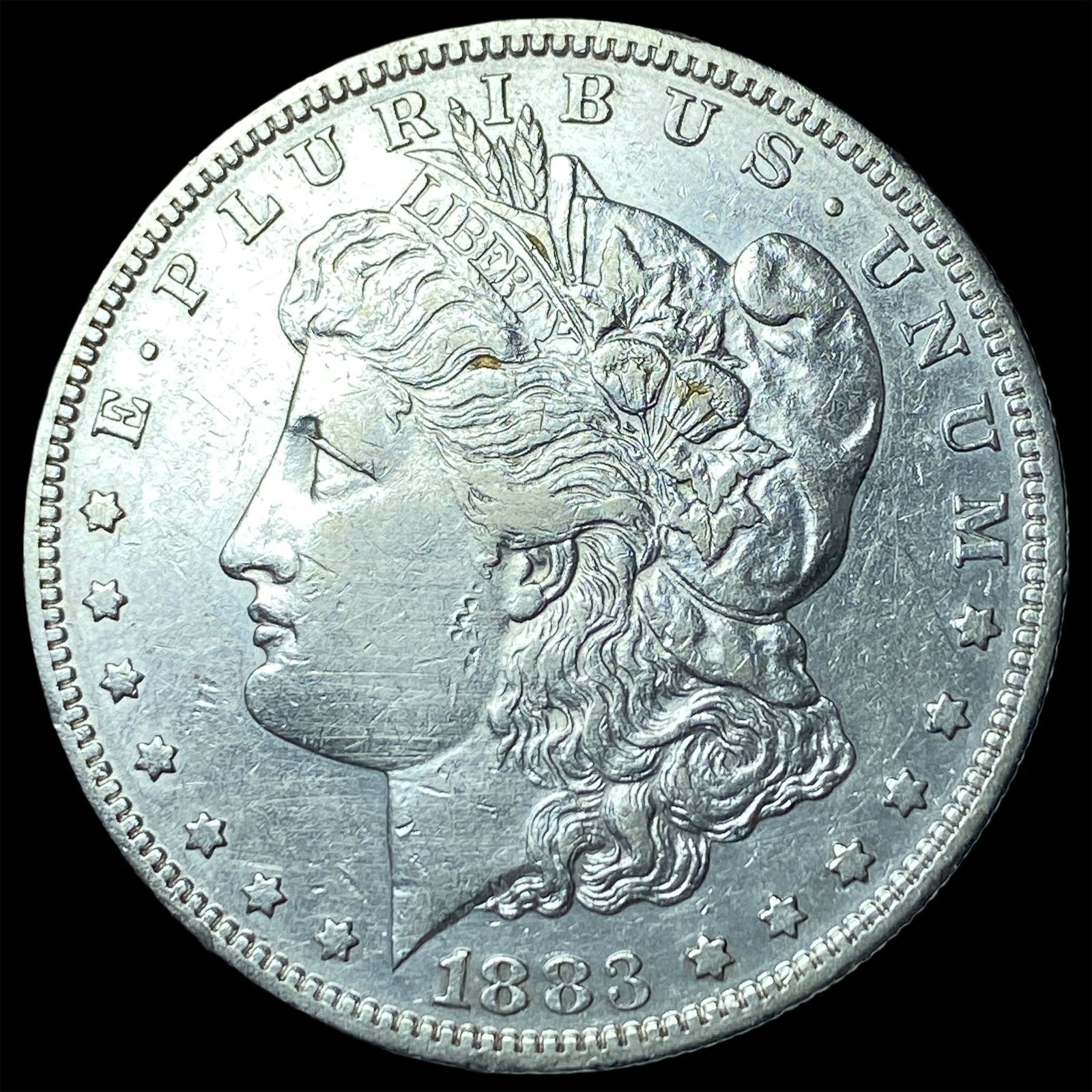 1883-S Silver Morgan Dollar CLOSELY UNCIRCULATED: 1883-S Silver Morgan Dollar CLOSELY UNCIRCULATED