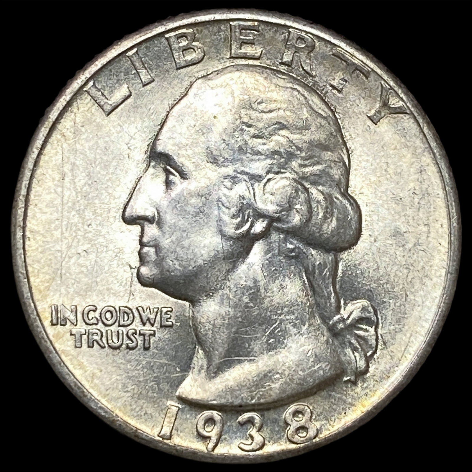 1938 Washington Silver Quarter UNCIRCULATED (1 of 2)